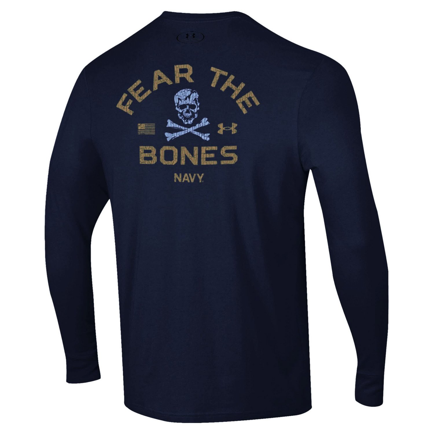 Under Armour Midshipmen Distressed Jolly Rogers Performance Long Sleeve T-Shirt - view number 3