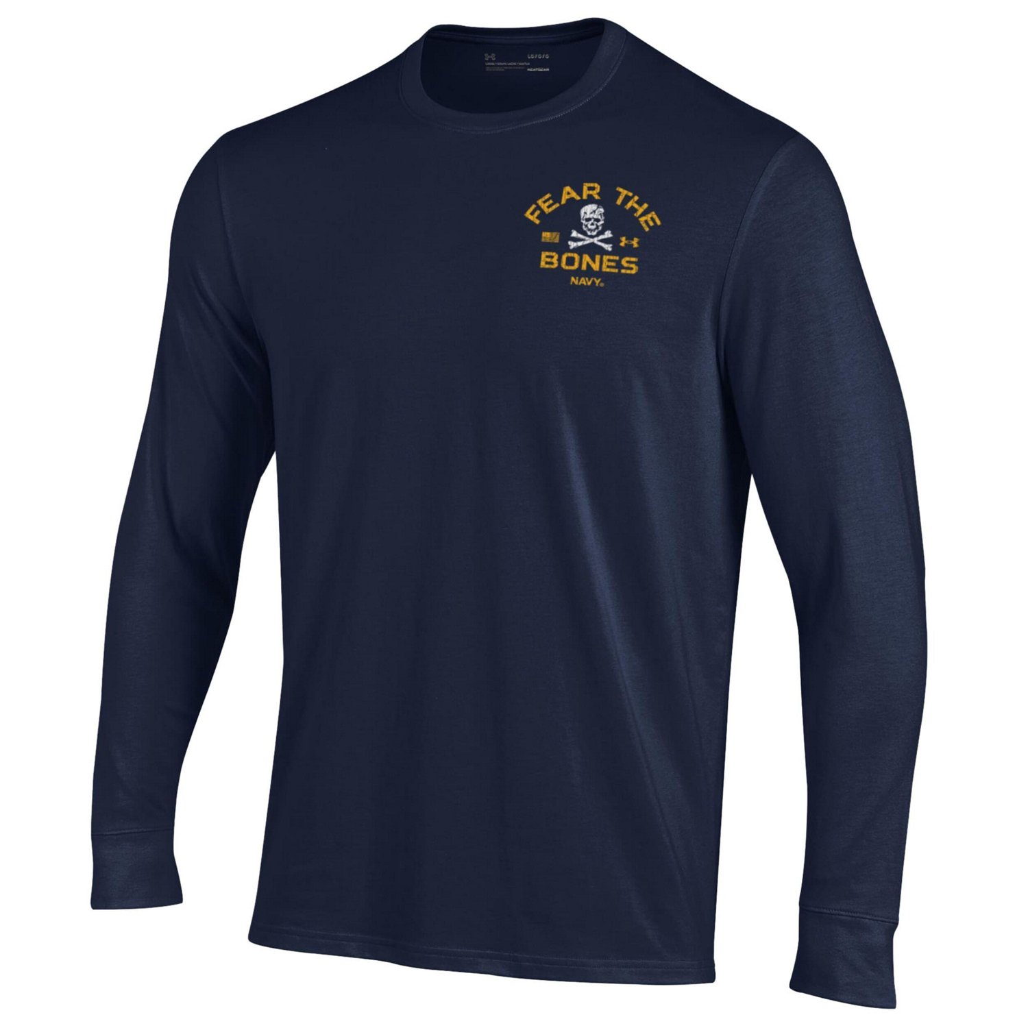 Under Armour Midshipmen Distressed Jolly Rogers Performance Long Sleeve T-Shirt - view number 2