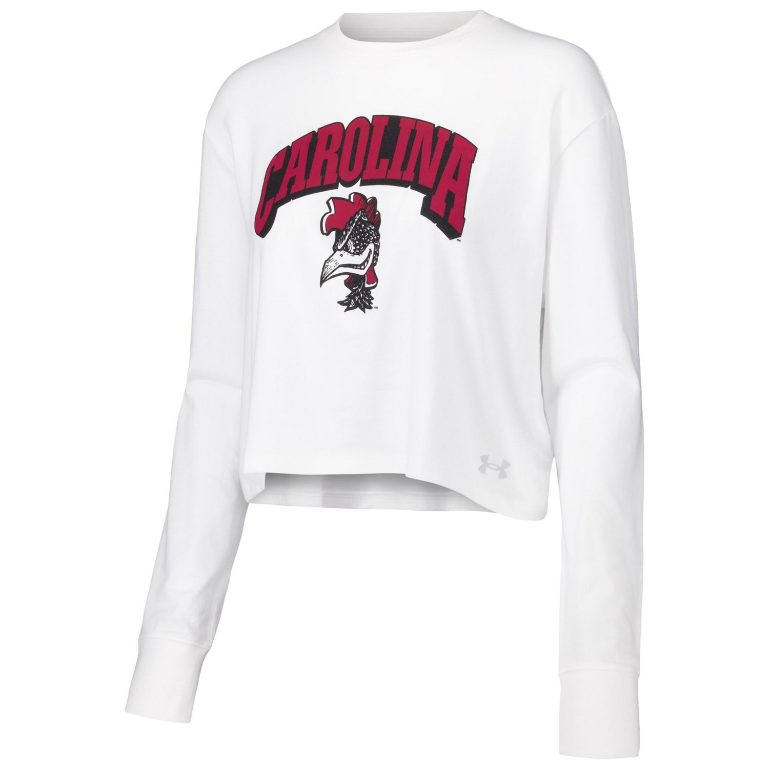 Under Armour South Carolina Gamecocks Inline All Day Tri-Blend Cropped Long Sleeve T-Shirt - view number 2