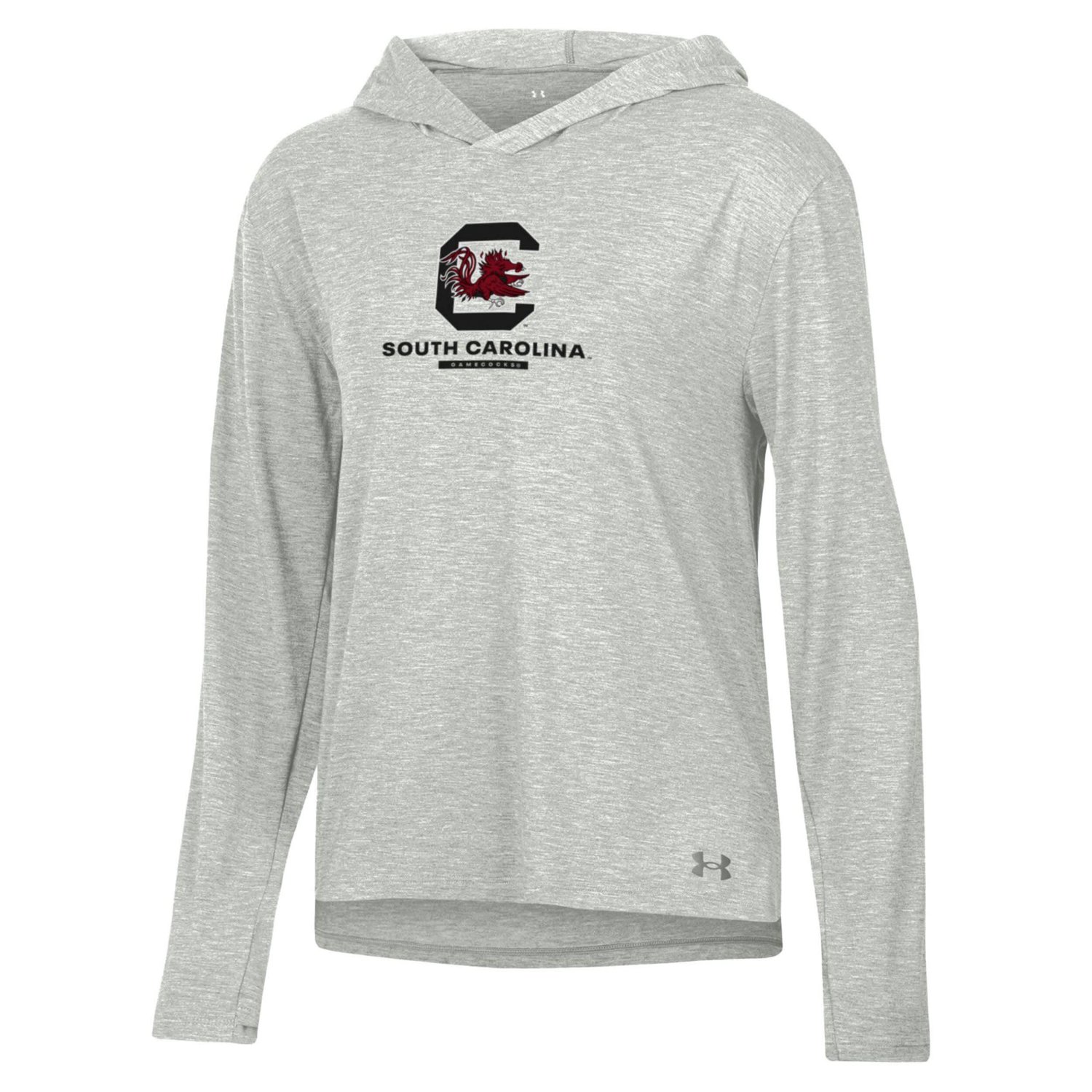 Under Armour South Carolina Gamecocks Tri-Blend Breezy Long Sleeve Hoodie T-Shirt - view number 2