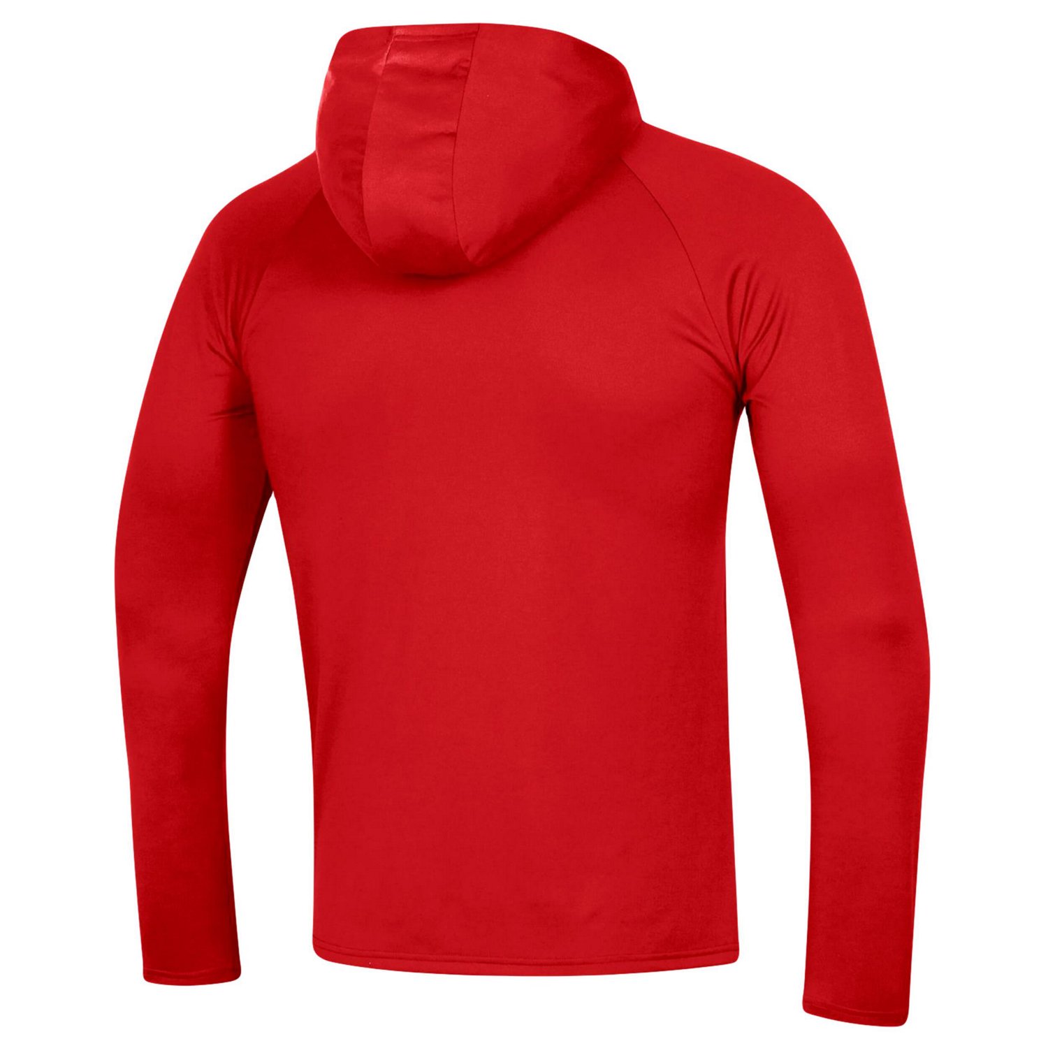 Under Armour Wisconsin Badgers School Logo Raglan Long Sleeve Hoodie Performance T-Shirt - view number 3