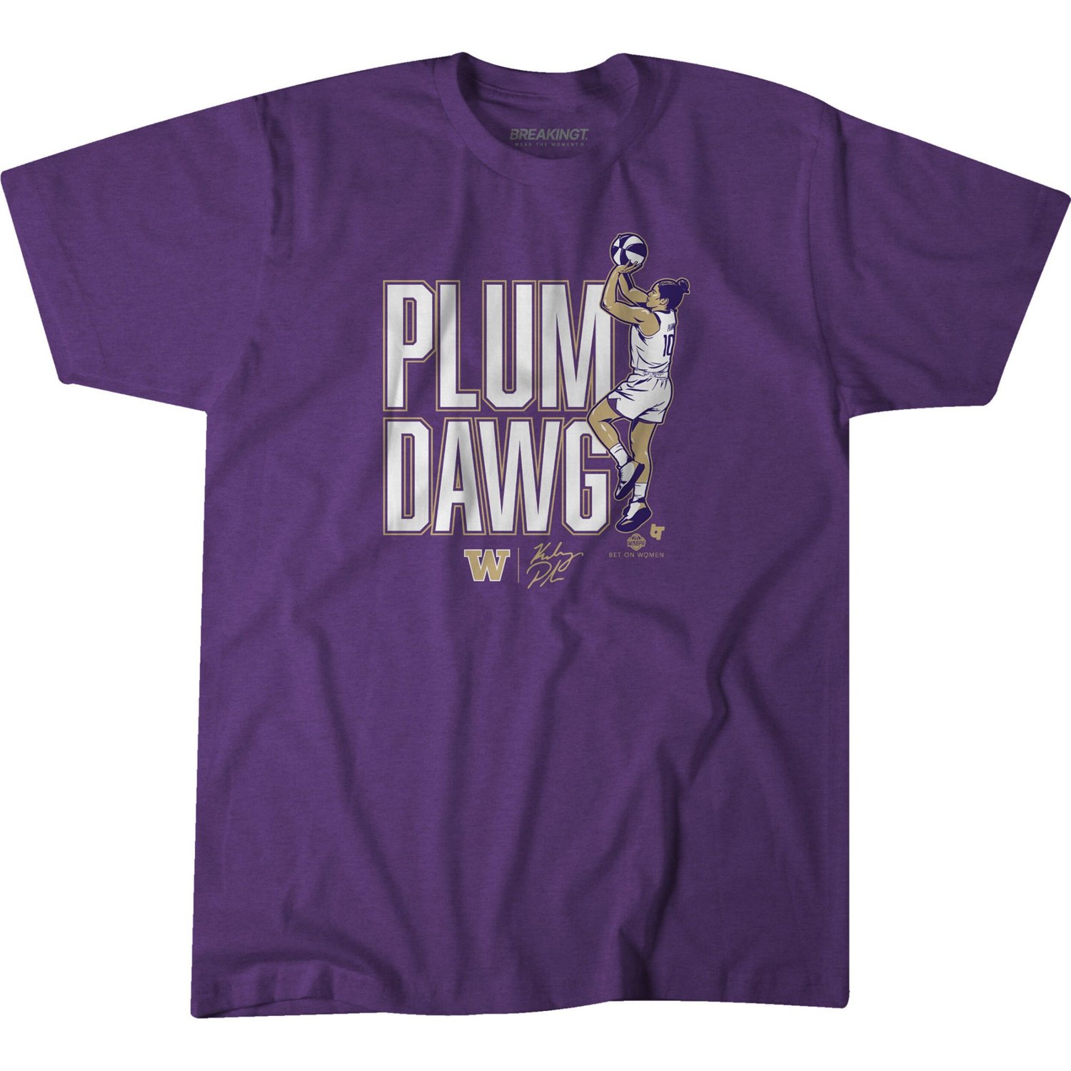Unisex BreakingT Kelsey Washington Huskies Dawg T-Shirt                                                                          - view number 2