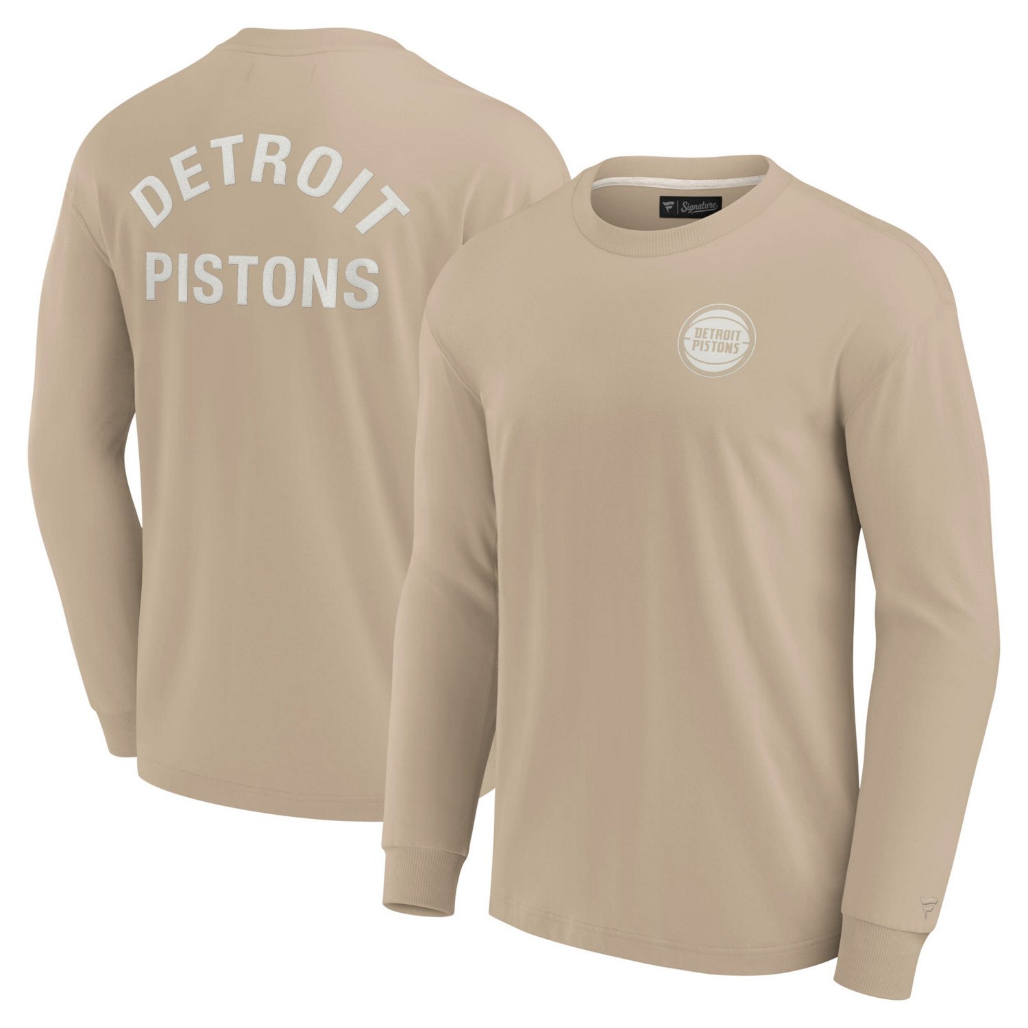 Unisex Fanatics Detroit Pistons Elements Super Soft Long Sleeve T-Shirt