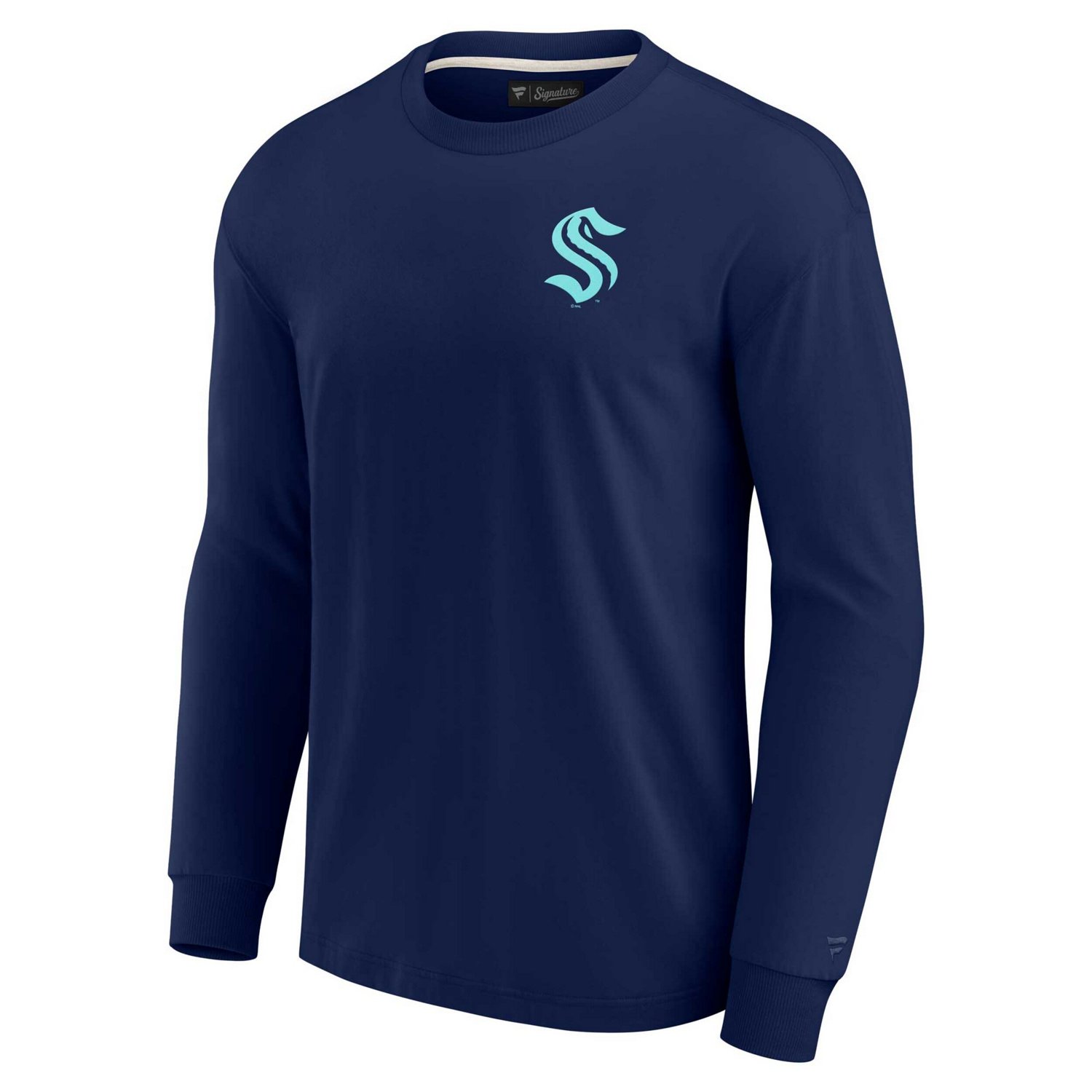 Unisex Fanatics Seattle Kraken Elements Super Soft Long Sleeve T-Shirt