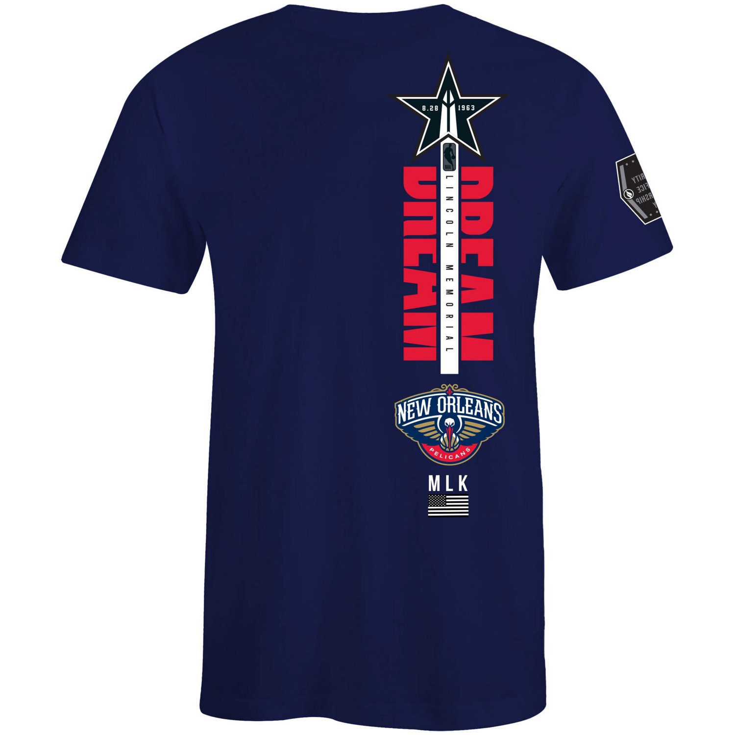 Unisex FISLL x History Collection New Orleans Pelicans T-Shirt - view number 3