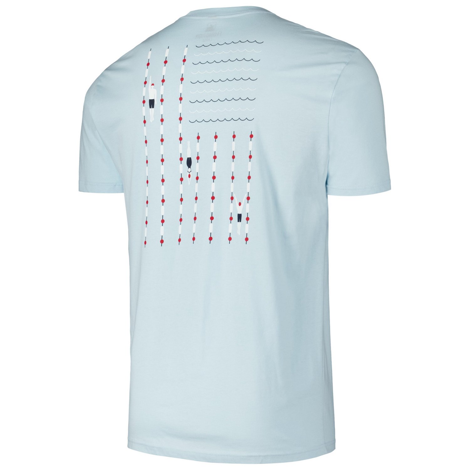 Unisex Flomotion Light USA Swimming Swim Meet T-Shirt - view number 3