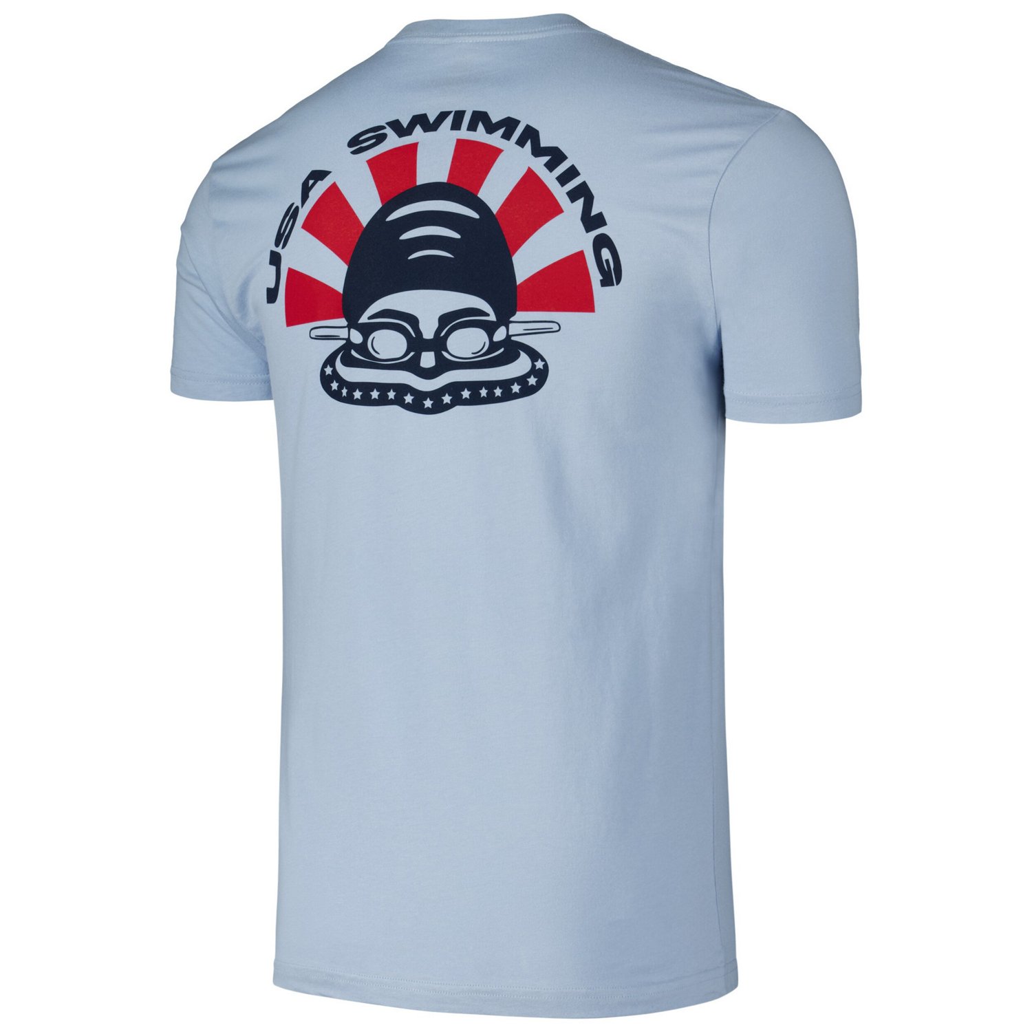 Unisex Flomotion Powder USA Swimming Swimmer T-Shirt                                                                             - view number 3