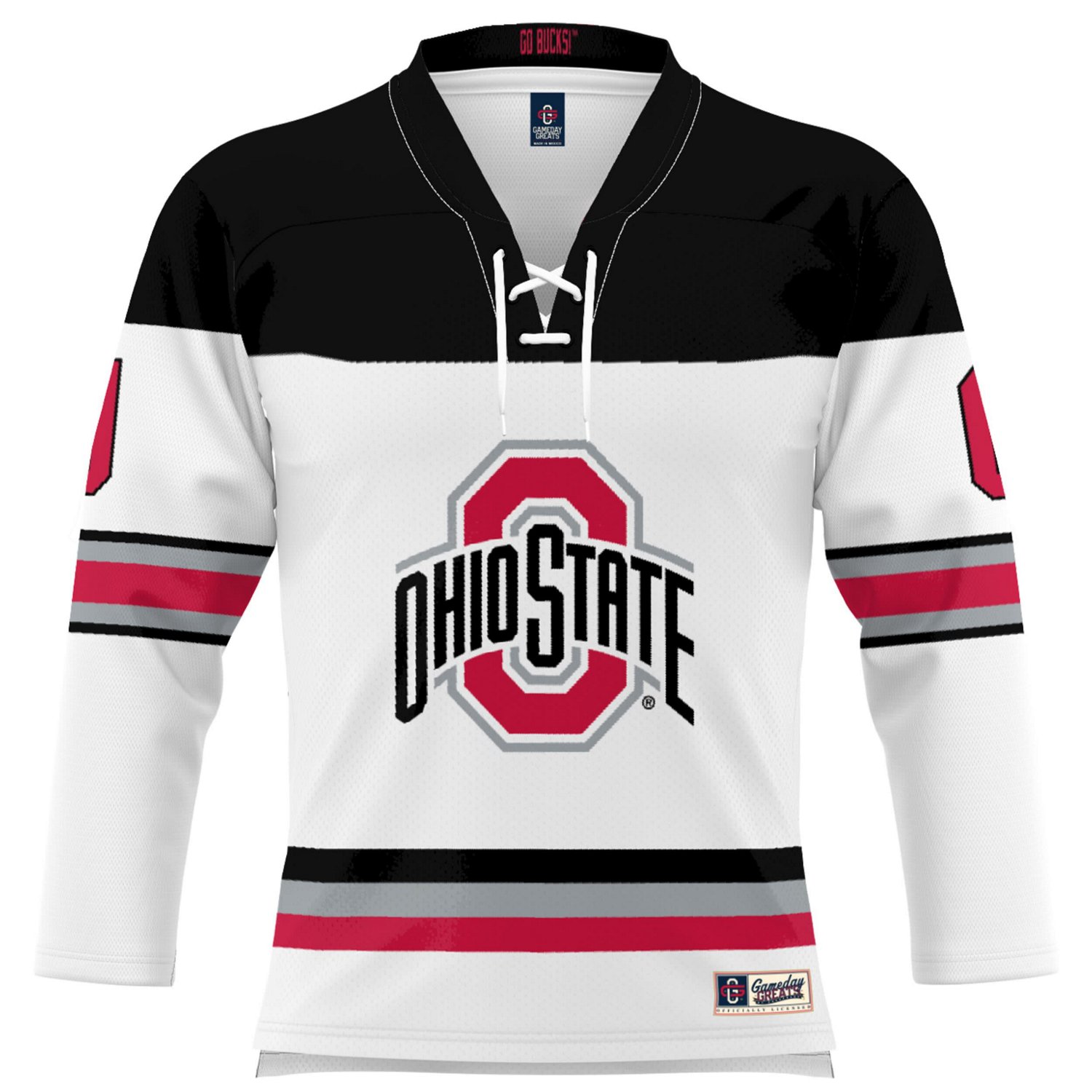 Unisex GameDay Greats 0 Ohio State Buckeyes Women's Hockey Jersey - view number 2