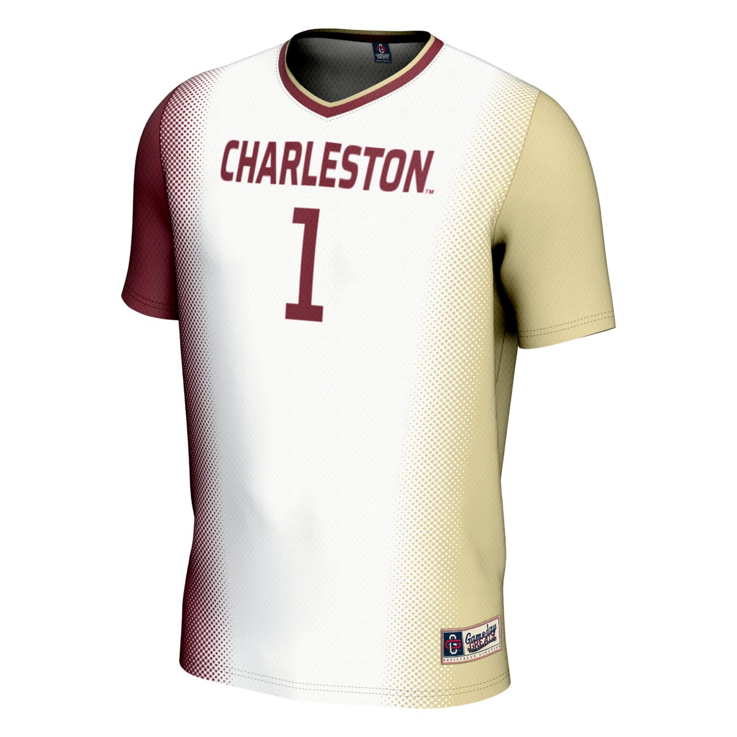 Unisex GameDay Greats 1 Charleston Cougars Lightweight Soccer Jersey - view number 2