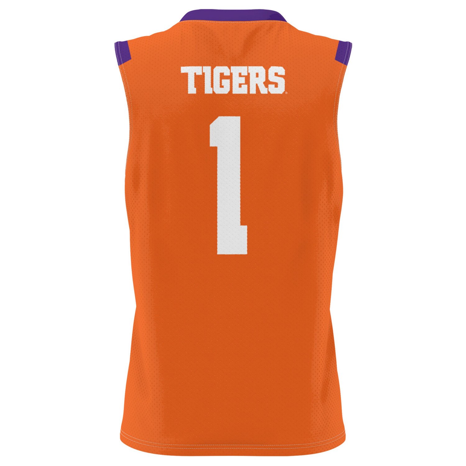 Unisex GameDay Greats 1 Clemson Tigers Lightweight Basketball Jersey - view number 3