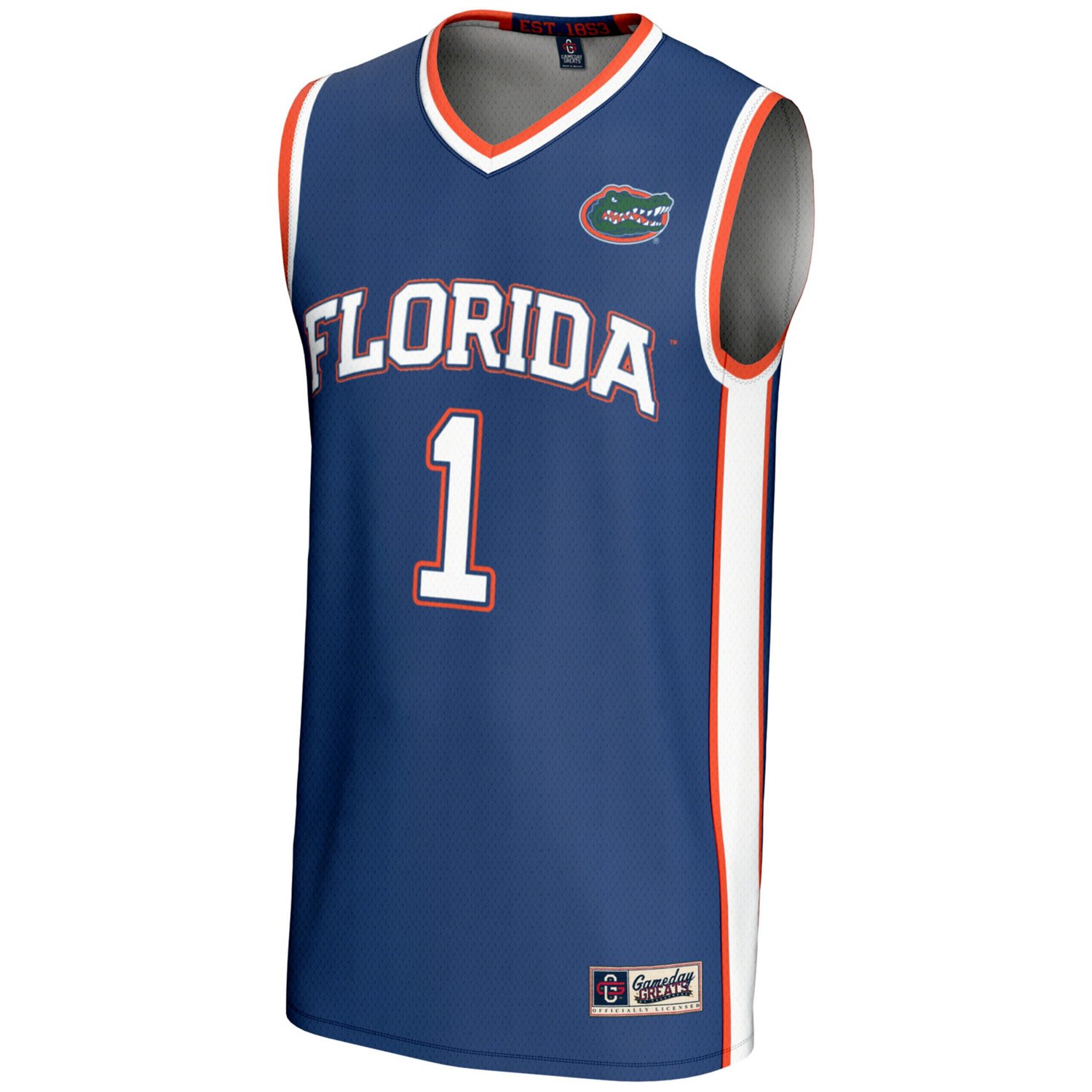 Unisex GameDay Greats 1 Florida Gators Lightweight Basketball Jersey - view number 2
