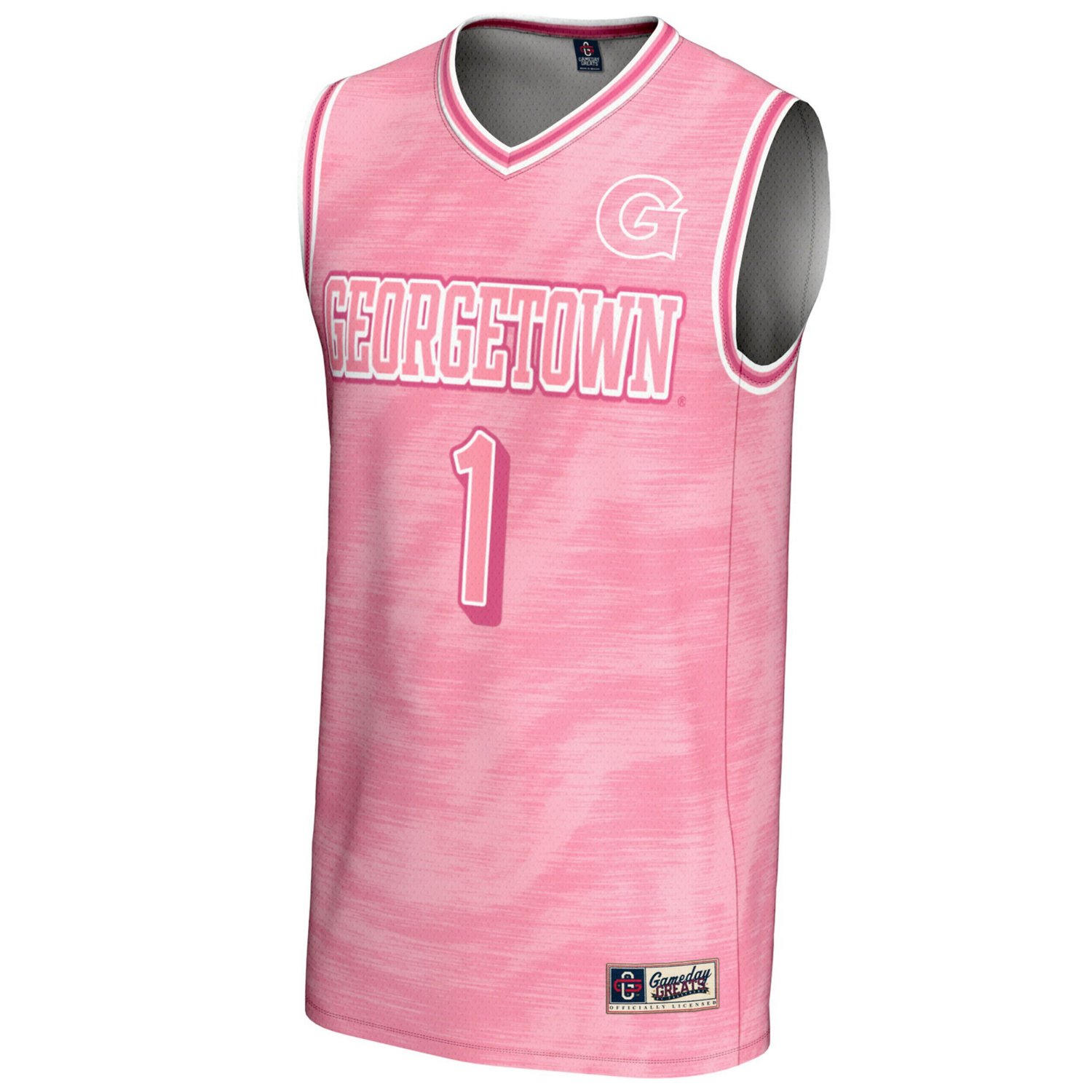 Unisex GameDay Greats 1 Georgetown Hoyas Lightweight Basketball Fashion Jersey - view number 2