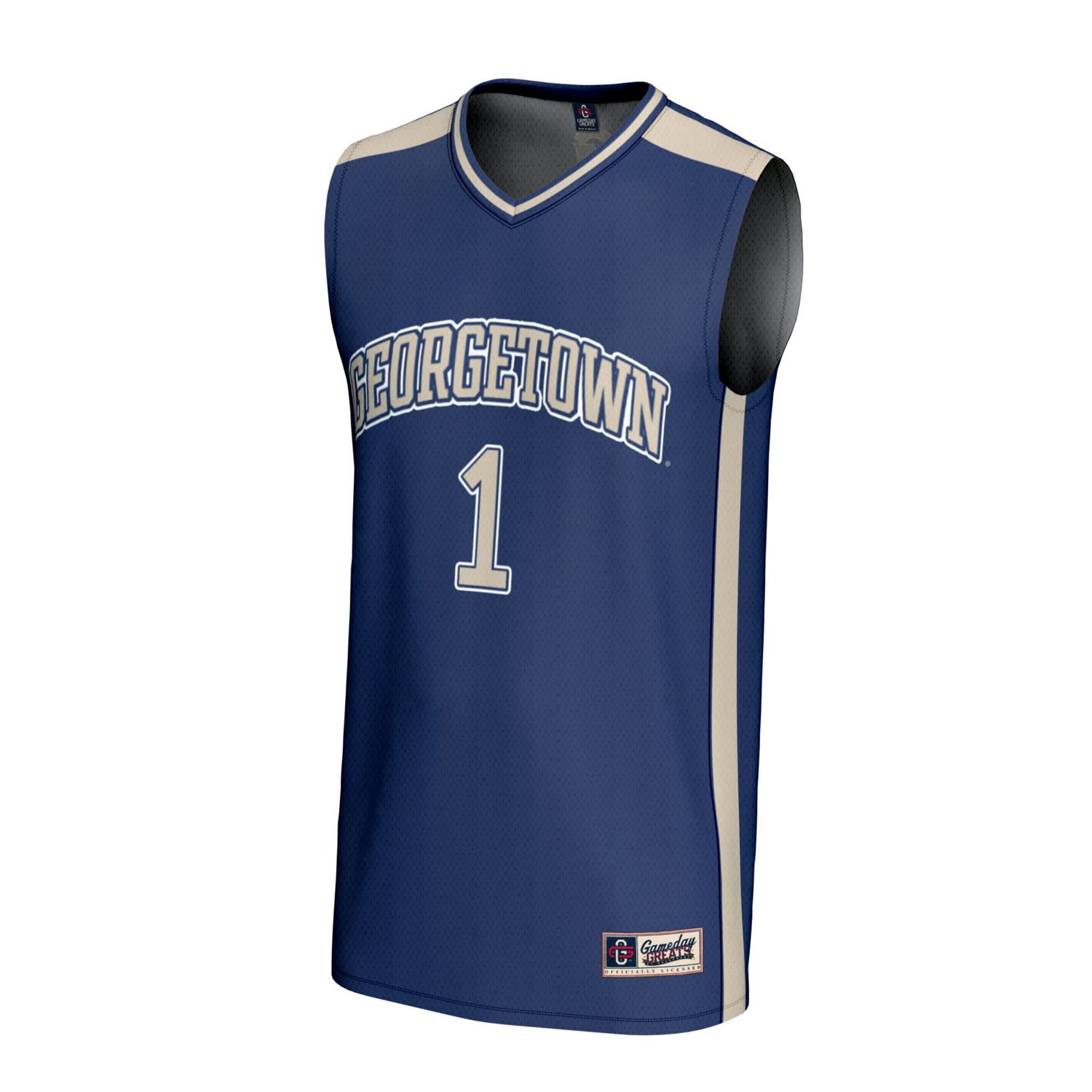 Unisex GameDay Greats 1 Georgetown Hoyas Lightweight Basketball Fashion Jersey - view number 2