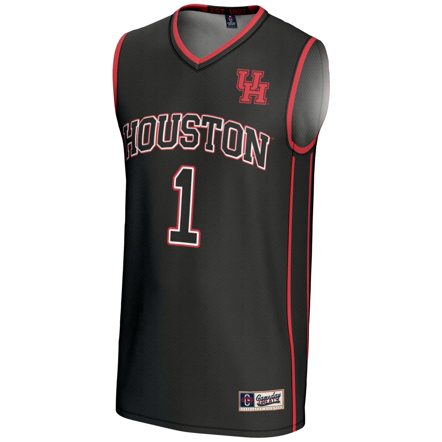 Unisex GameDay Greats 1 Houston Cougars Lightweight Basketball Jersey - view number 2