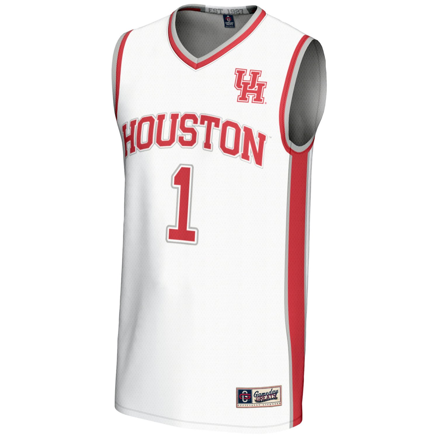 Unisex GameDay Greats 1 Houston Cougars Lightweight Basketball Jersey - view number 2
