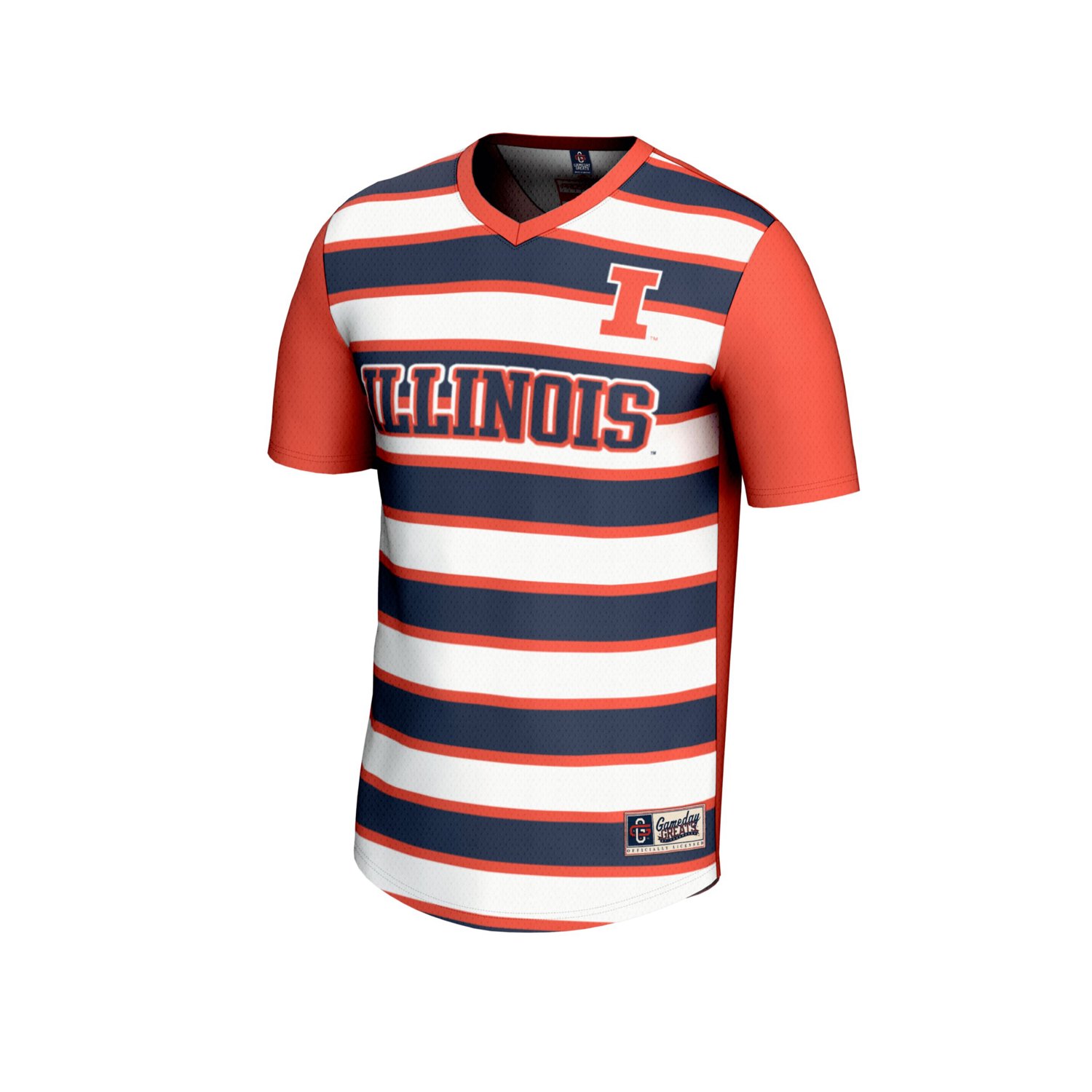 Unisex GameDay Greats 1 Illinois Fighting Illini Lightweight Soccer Fashion Jersey - view number 2