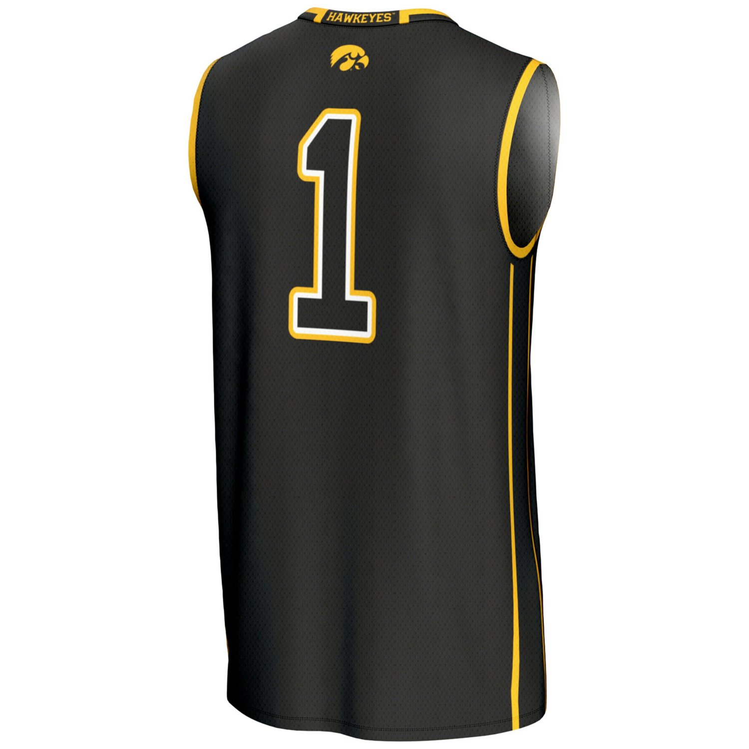 Unisex GameDay Greats 1 Iowa Hawkeyes Lightweight Basketball Jersey - view number 3