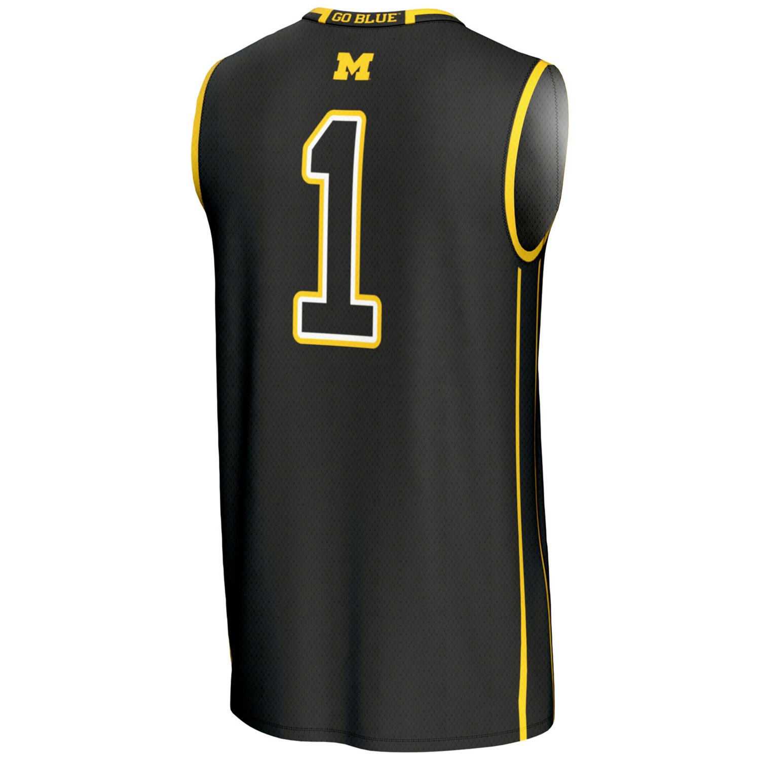 Unisex GameDay Greats 1 Michigan Wolverines Lightweight Basketball Jersey - view number 3