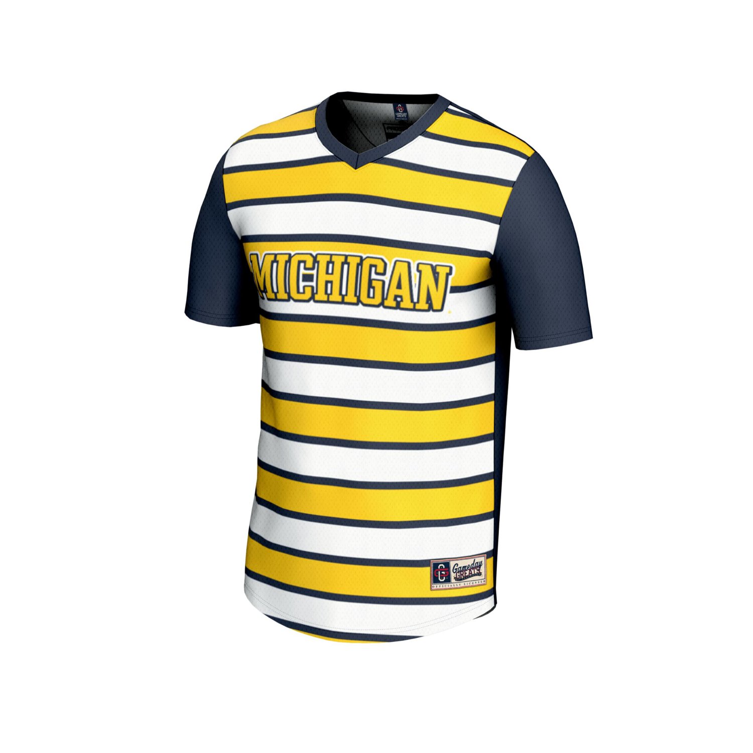 Unisex GameDay Greats 1 Michigan Wolverines Lightweight Soccer Fashion Jersey - view number 2