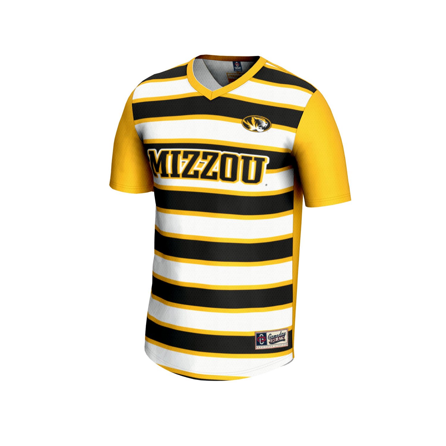 Unisex GameDay Greats 1 Missouri Tigers Lightweight Soccer Fashion Jersey - view number 2