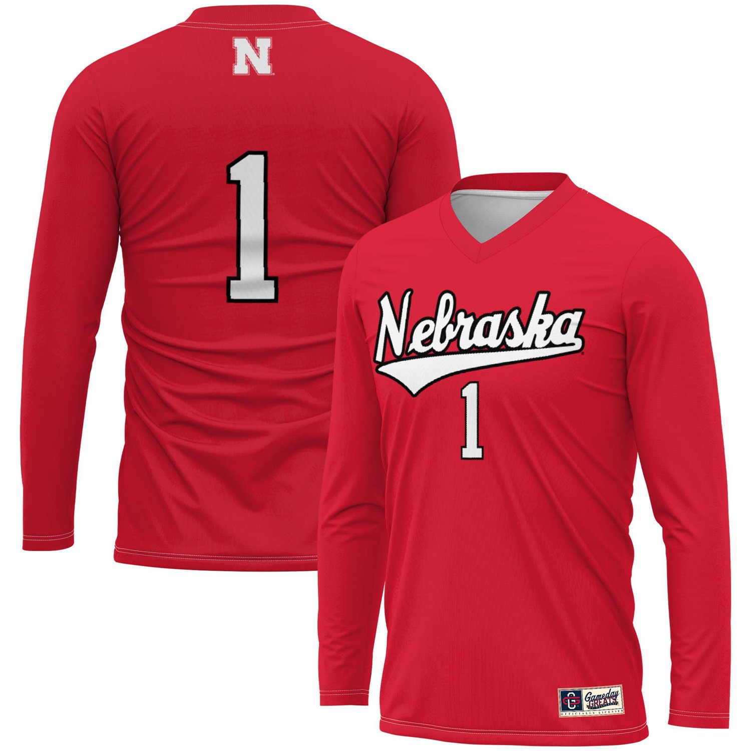 Unisex GameDay Greats 1 Nebraska Huskers Lightweight Volleyball Jersey