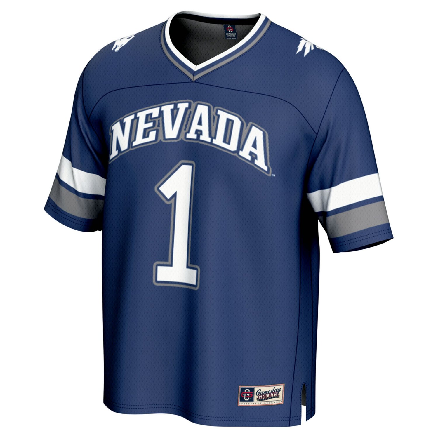 Unisex GameDay Greats 1 Nevada Wolf Pack Lightweight Collegiate Football Fashion Jersey - view number 2