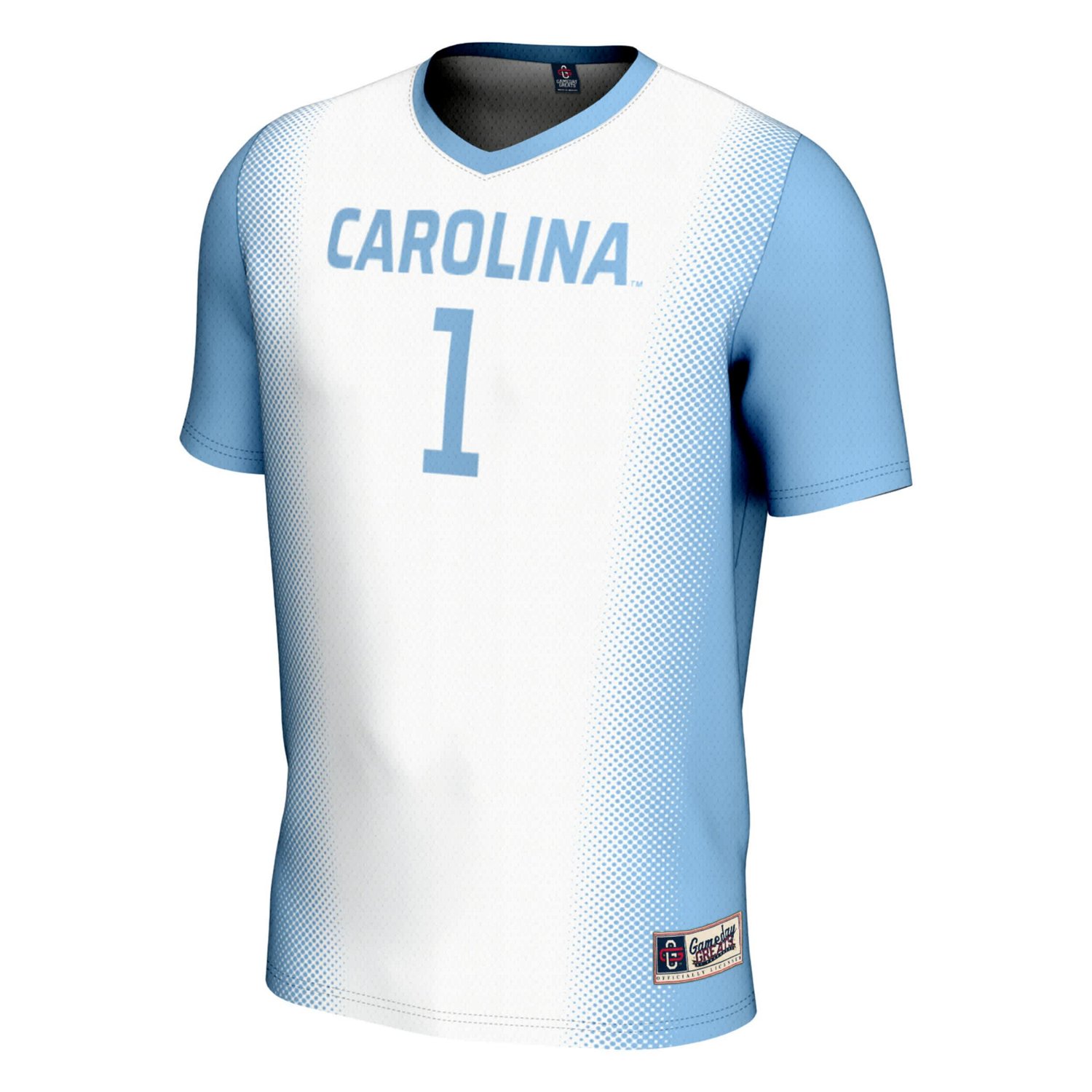 Unisex GameDay Greats 1 North Carolina Tar Heels Women's Soccer Lightweight Fashion Jersey - view number 2