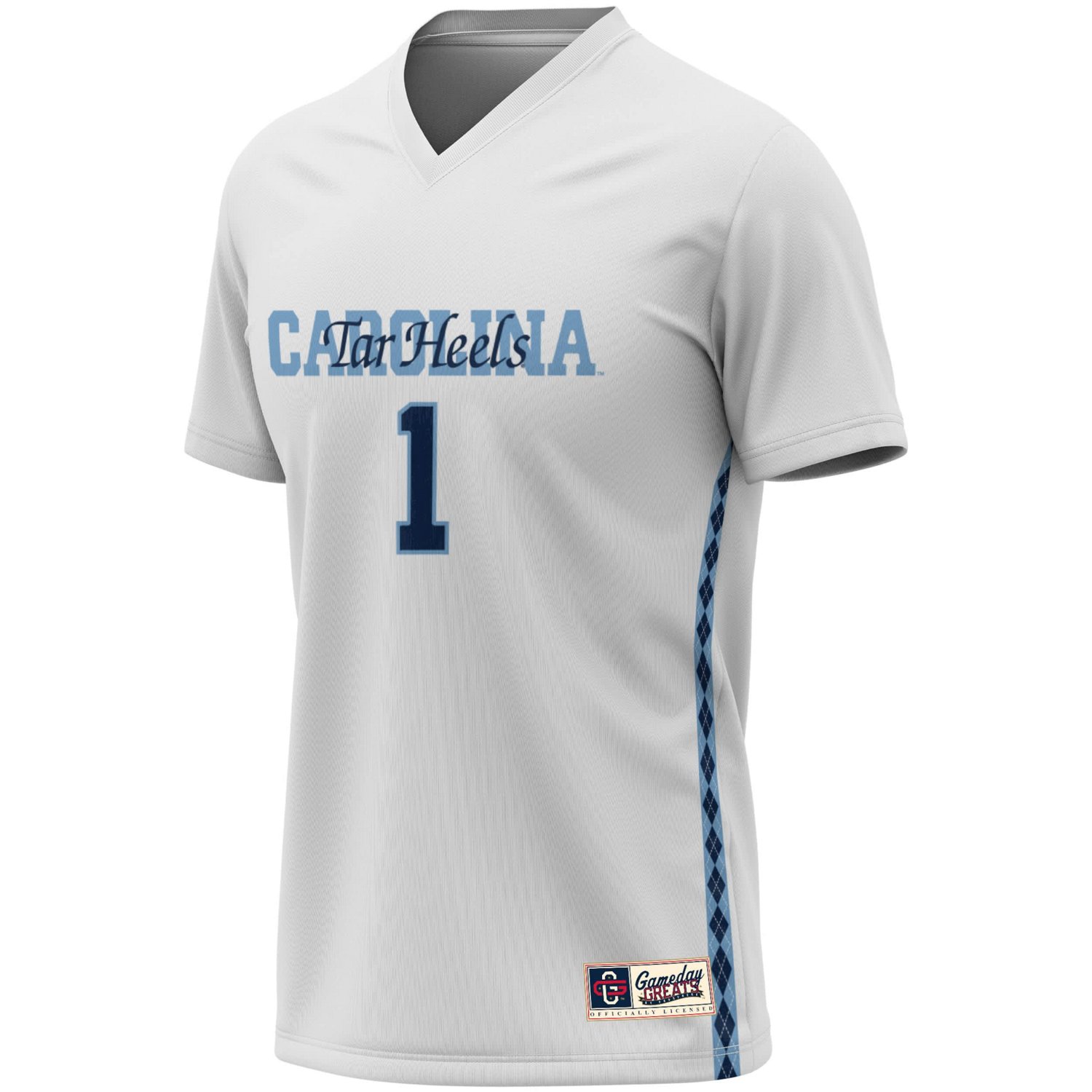 Unisex GameDay Greats 1 North Carolina Tar Heels Women's Soccer Lightweight Fashion Jersey - view number 2