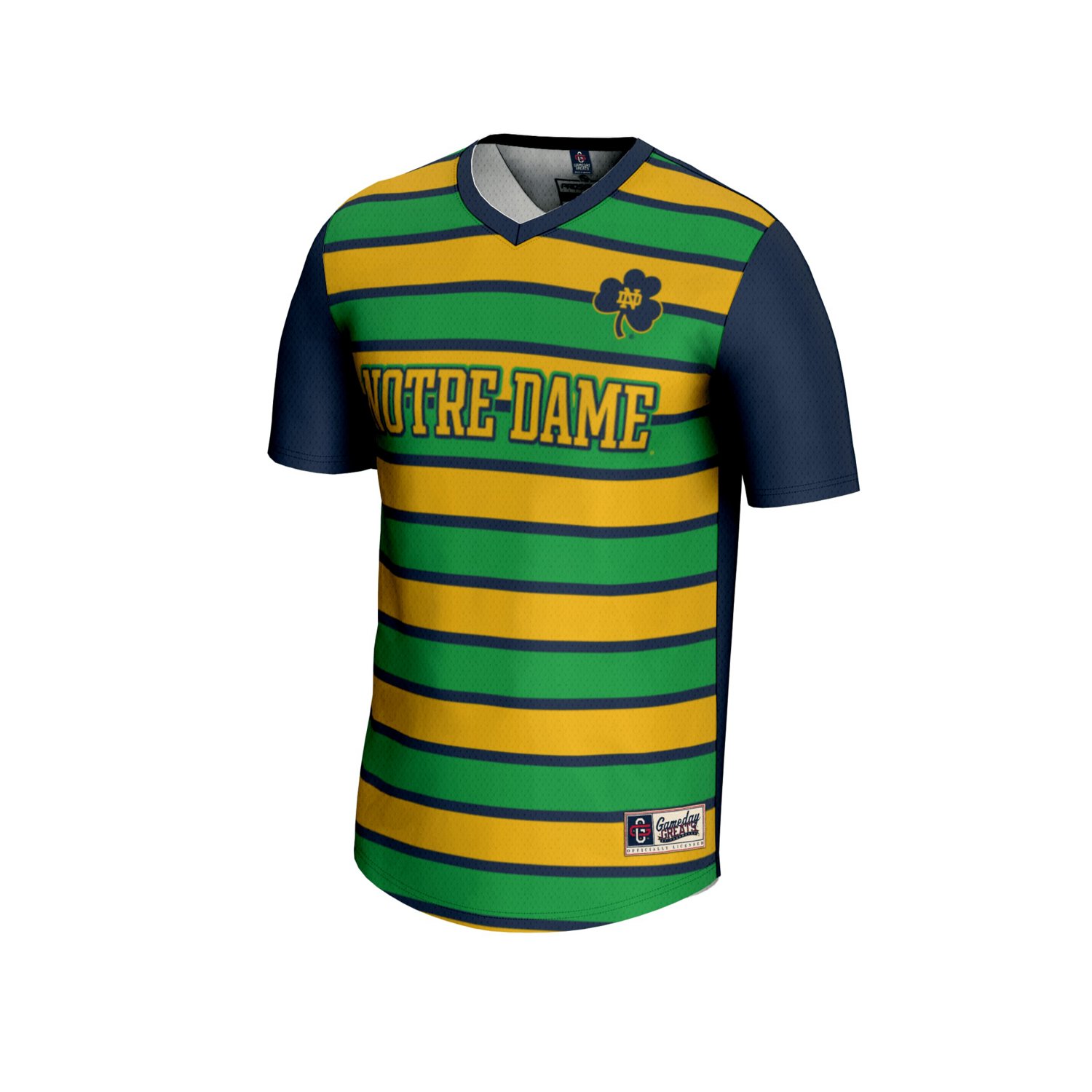 Unisex GameDay Greats 1 Notre Dame Fighting Irish Lightweight Soccer Fashion Jersey - view number 2