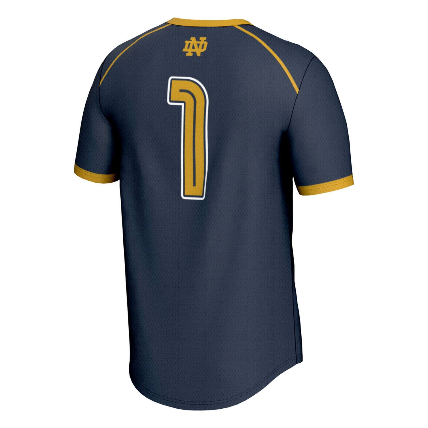 Unisex GameDay Greats 1 Notre Dame Fighting Irish Lightweight Women's Lacrosse Jersey - view number 3