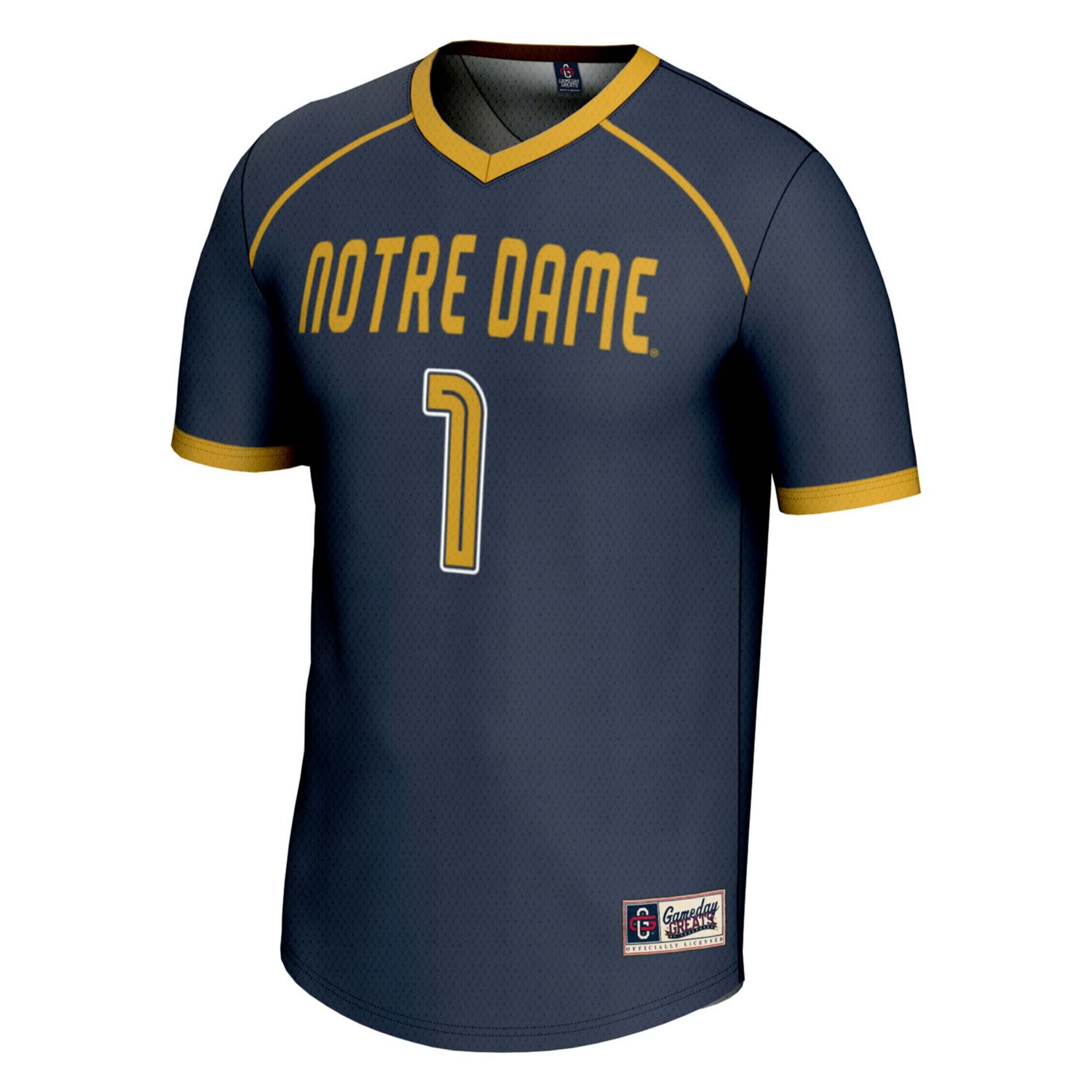 Unisex GameDay Greats 1 Notre Dame Fighting Irish Lightweight Women's Lacrosse Jersey - view number 2