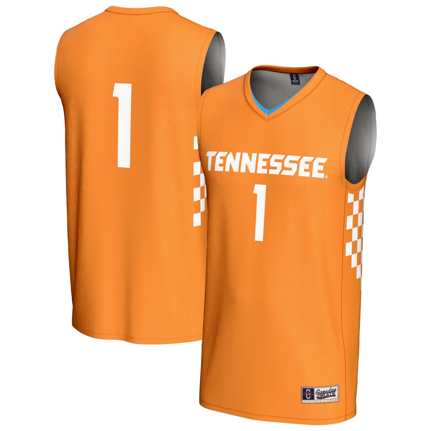 Unisex GameDay Greats 1 Tennessee Tennessee Volunteers Lightweight Women's Basketball Fashion Jersey