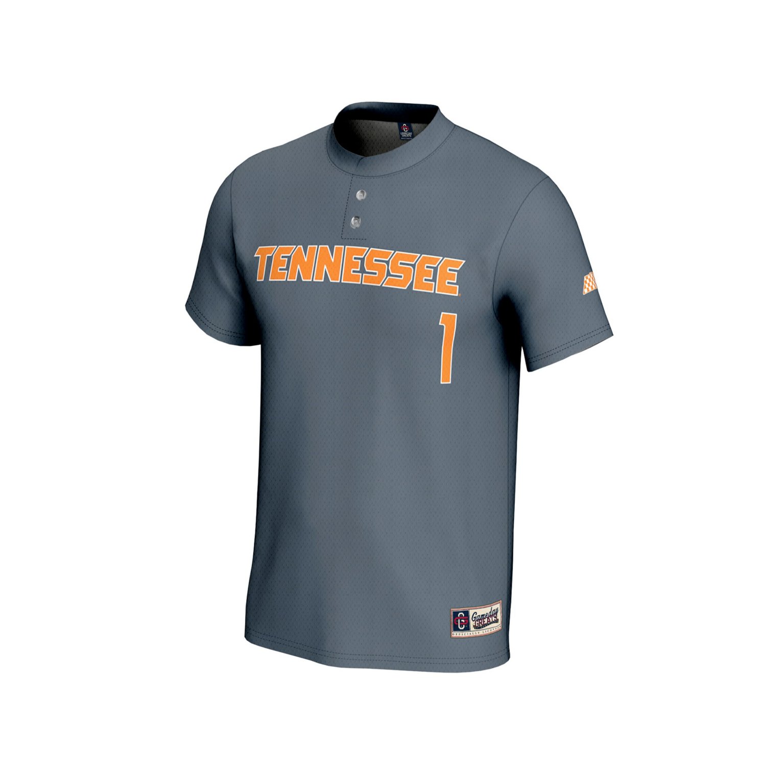 Unisex GameDay Greats 1 Tennessee Volunteers Lightweight Baseball Fashion Jersey - view number 2