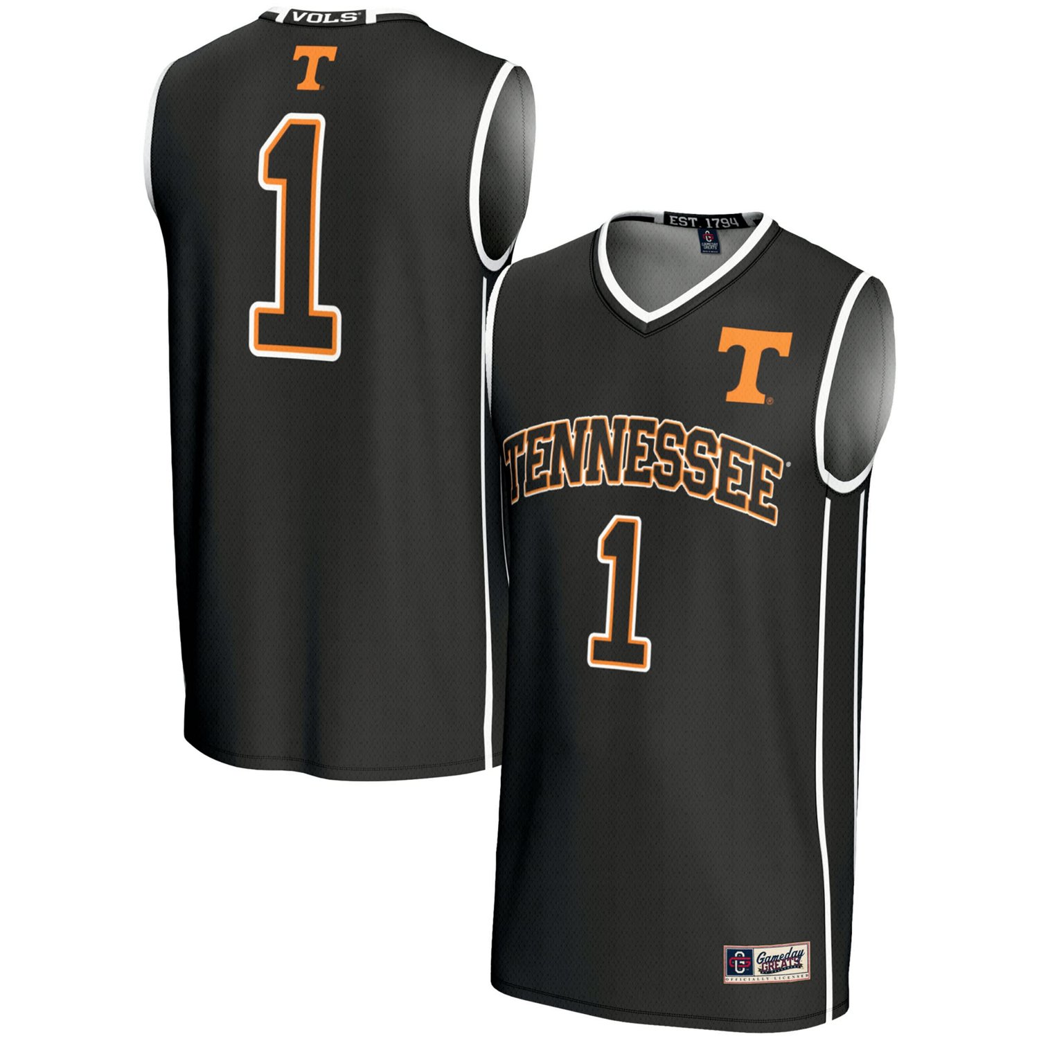 Unisex GameDay Greats 1 Tennessee Volunteers Lightweight Basketball Jersey