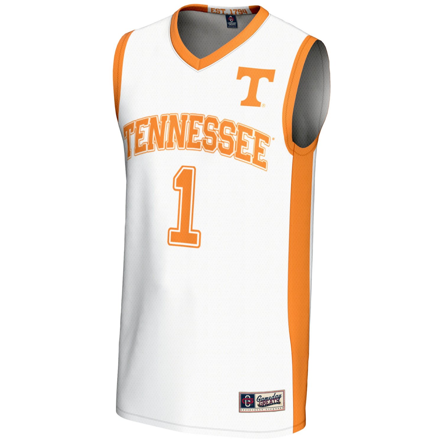 Unisex GameDay Greats 1 Tennessee Volunteers Lightweight Basketball Jersey - view number 2