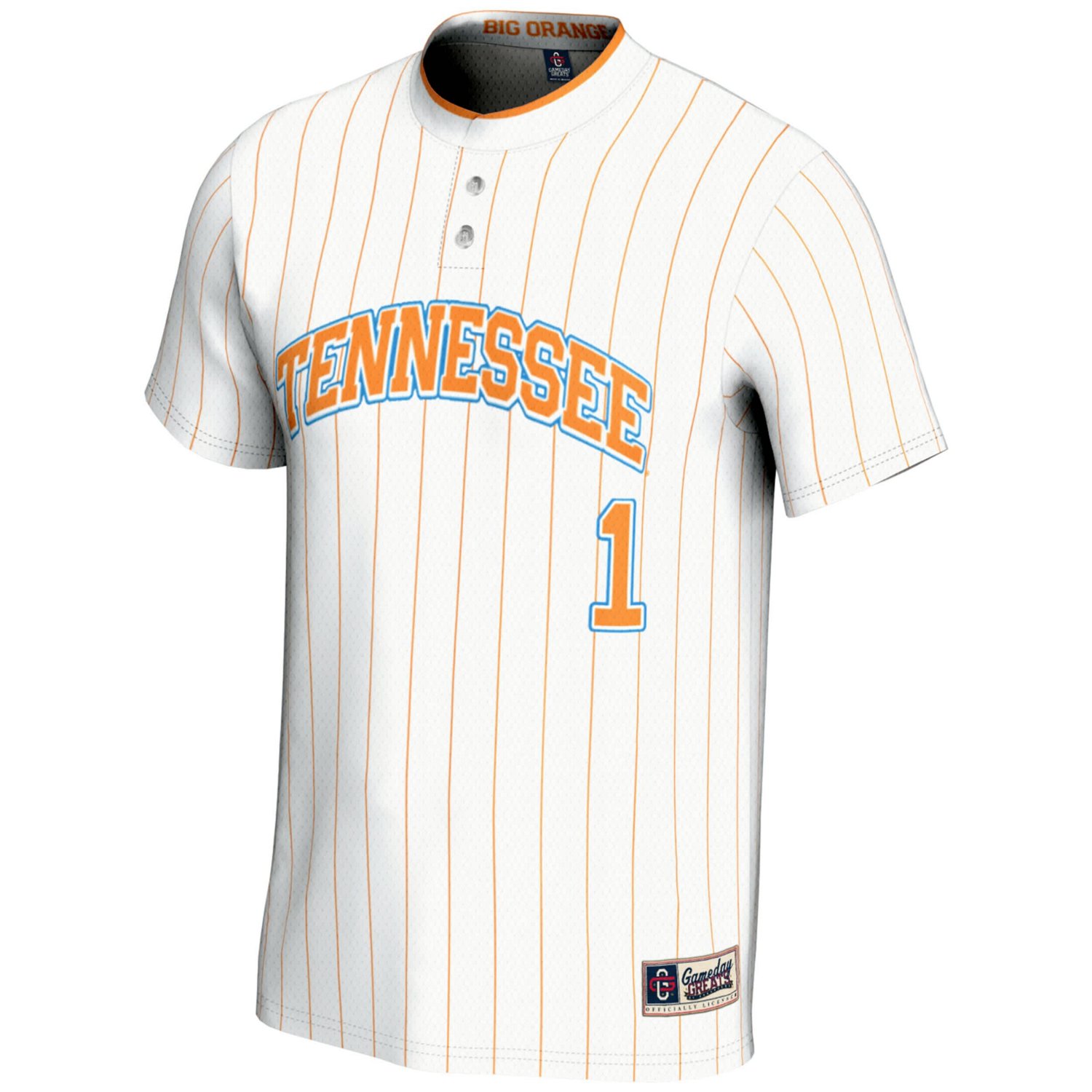 Unisex GameDay Greats 1 Tennessee Volunteers Lightweight Softball Jersey - view number 2