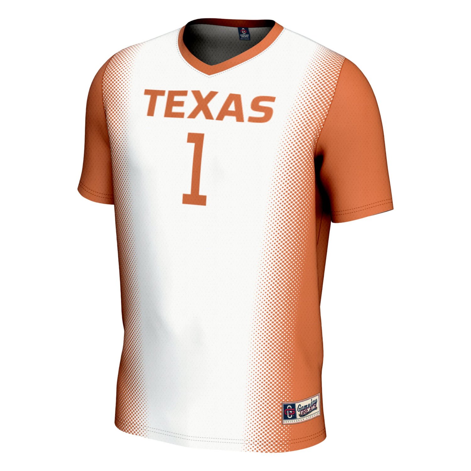 Unisex GameDay Greats 1 Texas Longhorns Lightweight Women's Soccer Jersey - view number 2