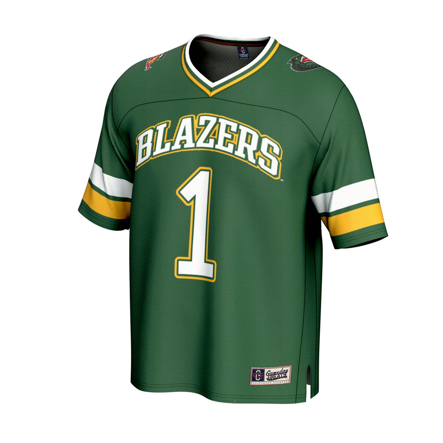 Unisex GameDay Greats 1 UAB Blazers Lightweight Football Fashion Jersey - view number 2