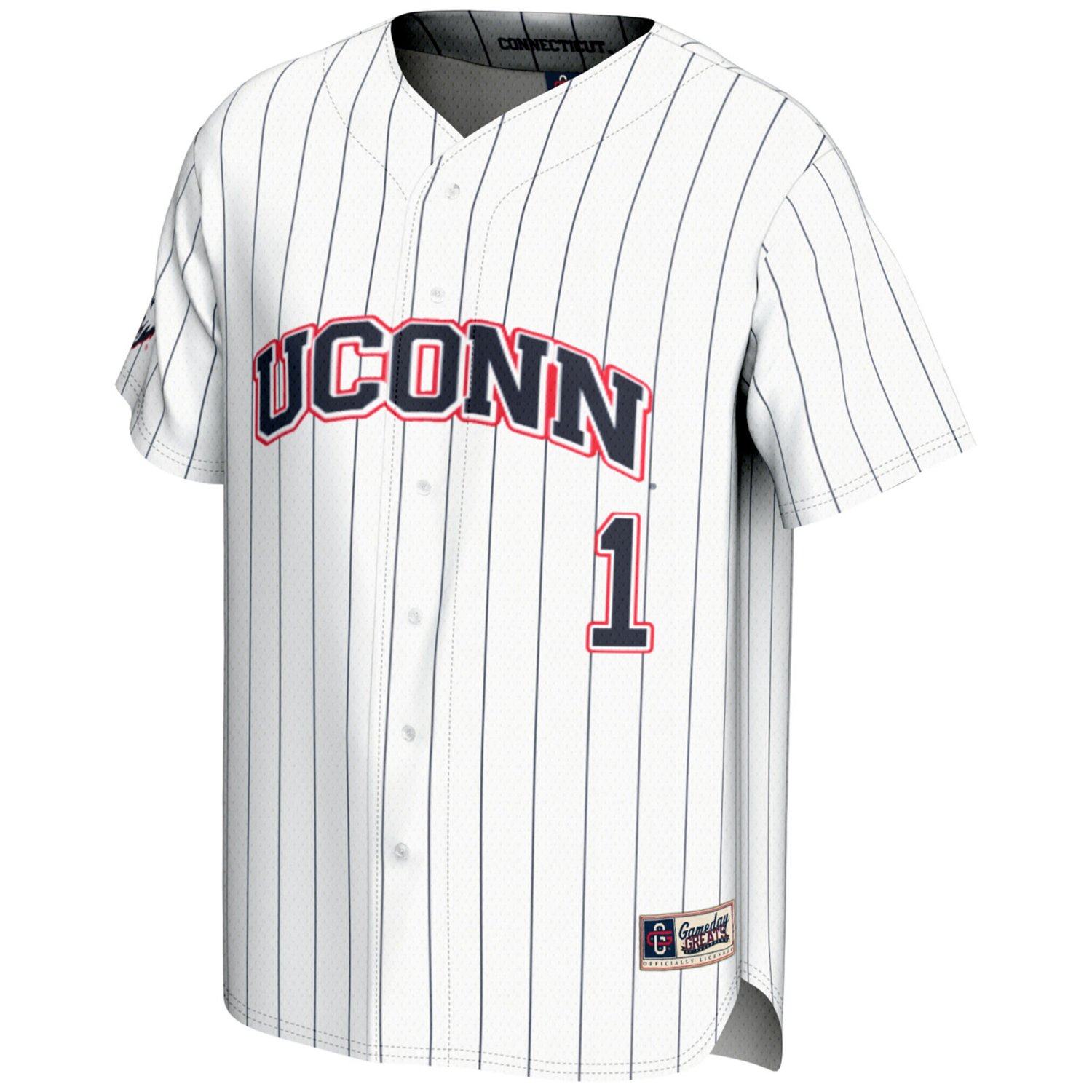 Unisex GameDay Greats 1 UConn Huskies Lightweight Baseball Jersey - view number 2