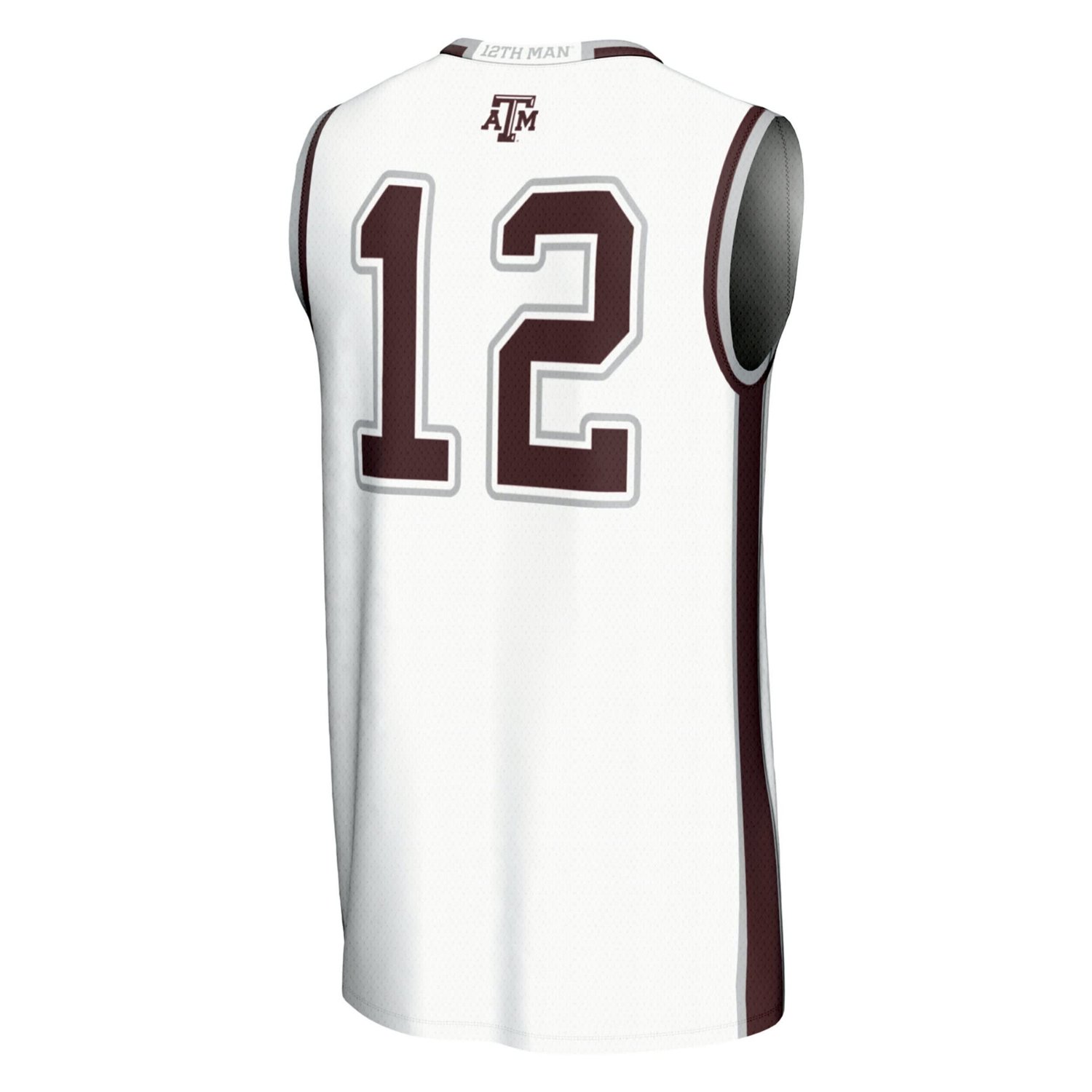 Unisex GameDay Greats 12 Texas AM Aggies Basketball Lightweight Fashion Jersey - view number 3
