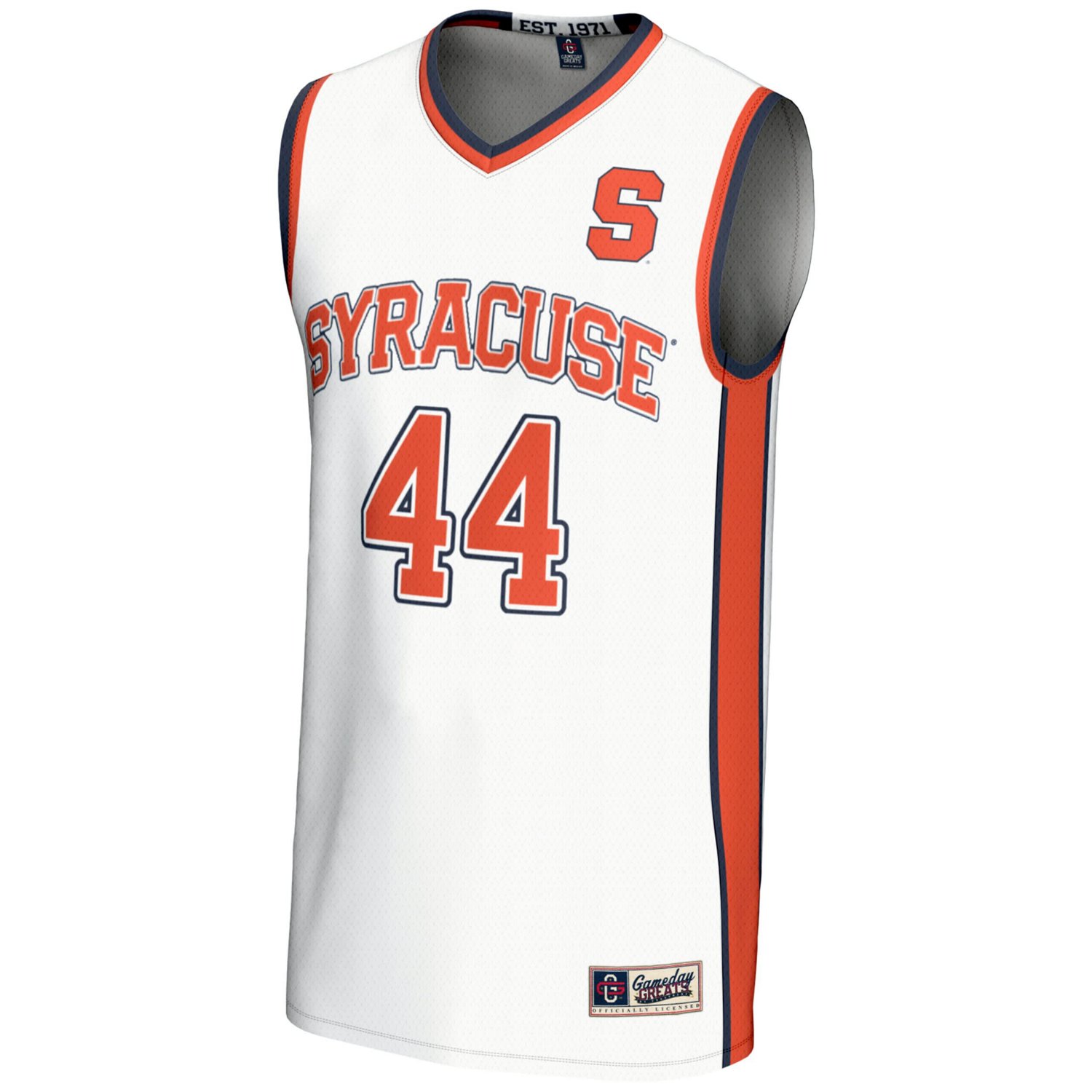 Unisex GameDay Greats 44 Syracuse Orange Lightweight Basketball Jersey - view number 2
