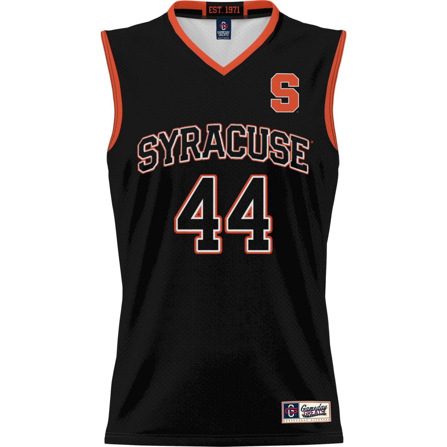 Unisex GameDay Greats 44 Syracuse Orange Lightweight Basketball Jersey - view number 2