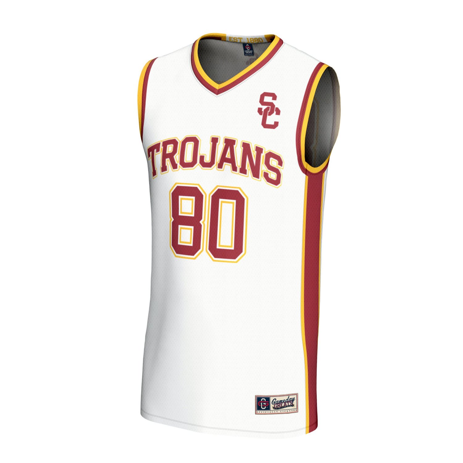 Unisex GameDay Greats 80 USC Trojans Lightweight Basketball Fashion Jersey - view number 2