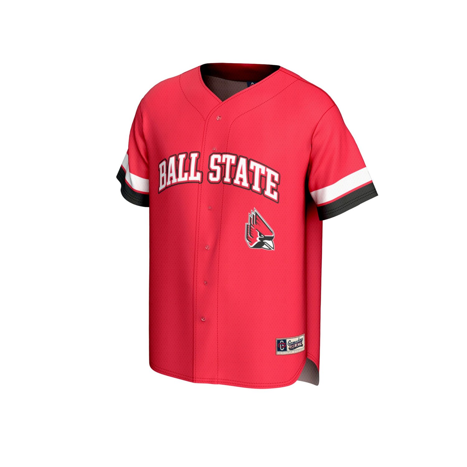 Unisex GameDay Greats Ball State Cardinals Spirit Baseball Jersey - view number 2