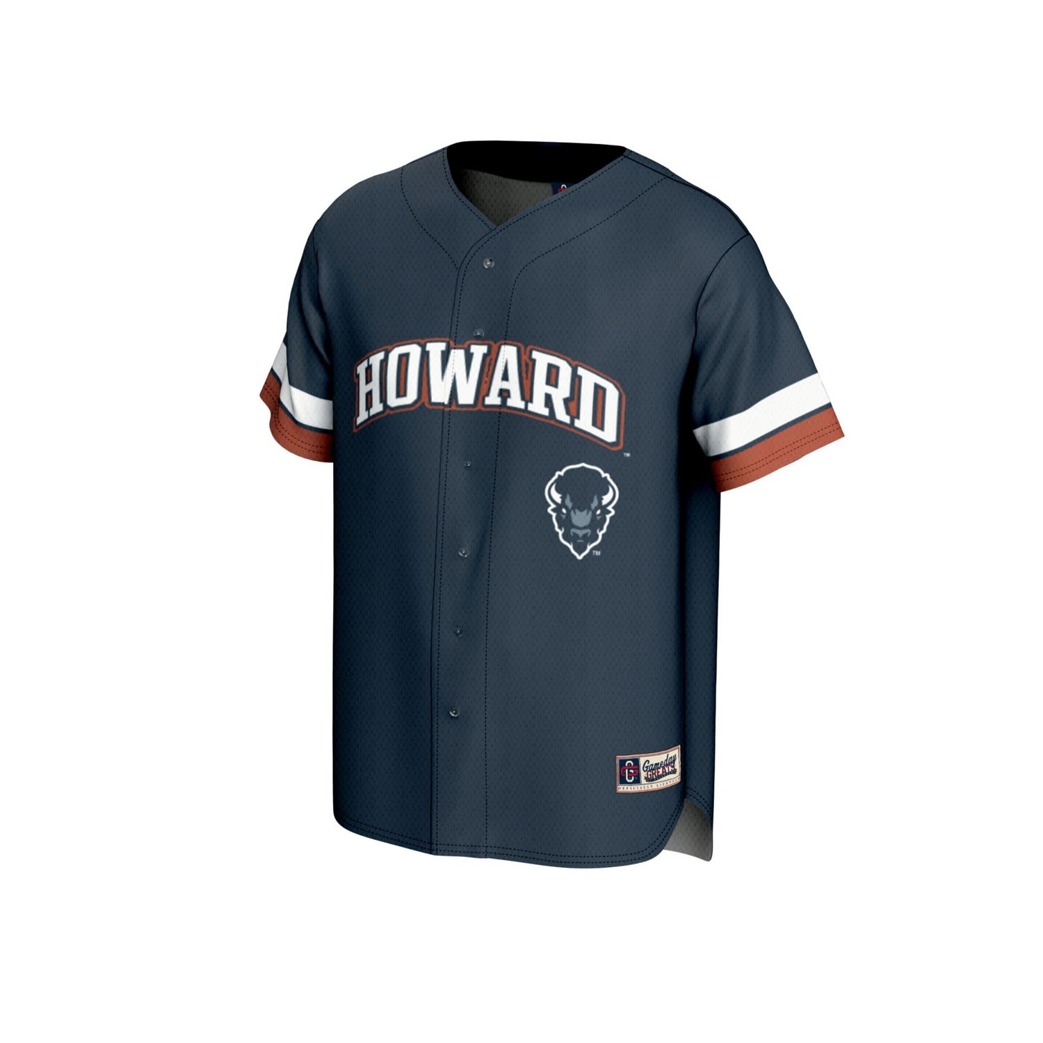Unisex GameDay Greats Howard Bison Spirit Baseball Jersey - view number 2
