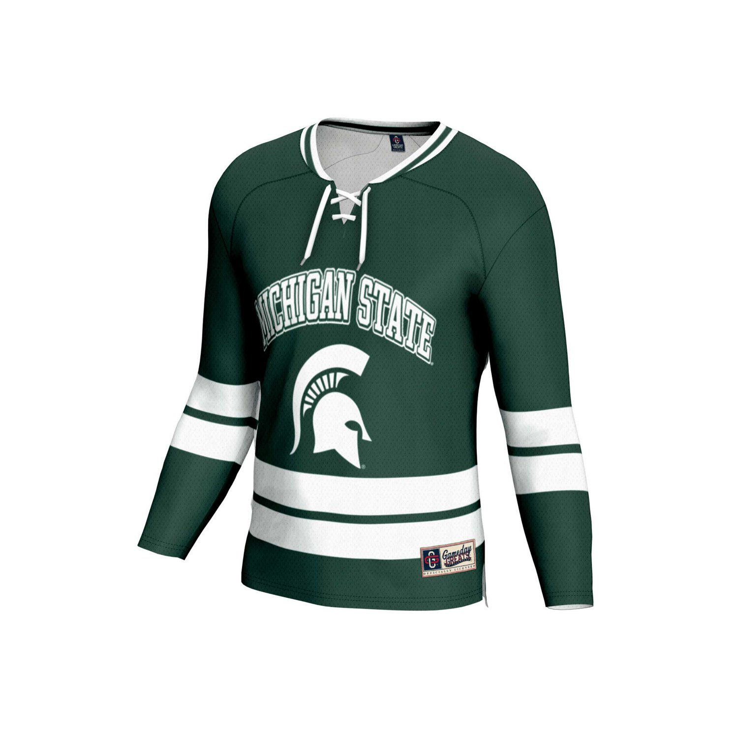 Unisex GameDay Greats Michigan State Spartans Lightweight Men's Hockey Fashion Jersey - view number 2