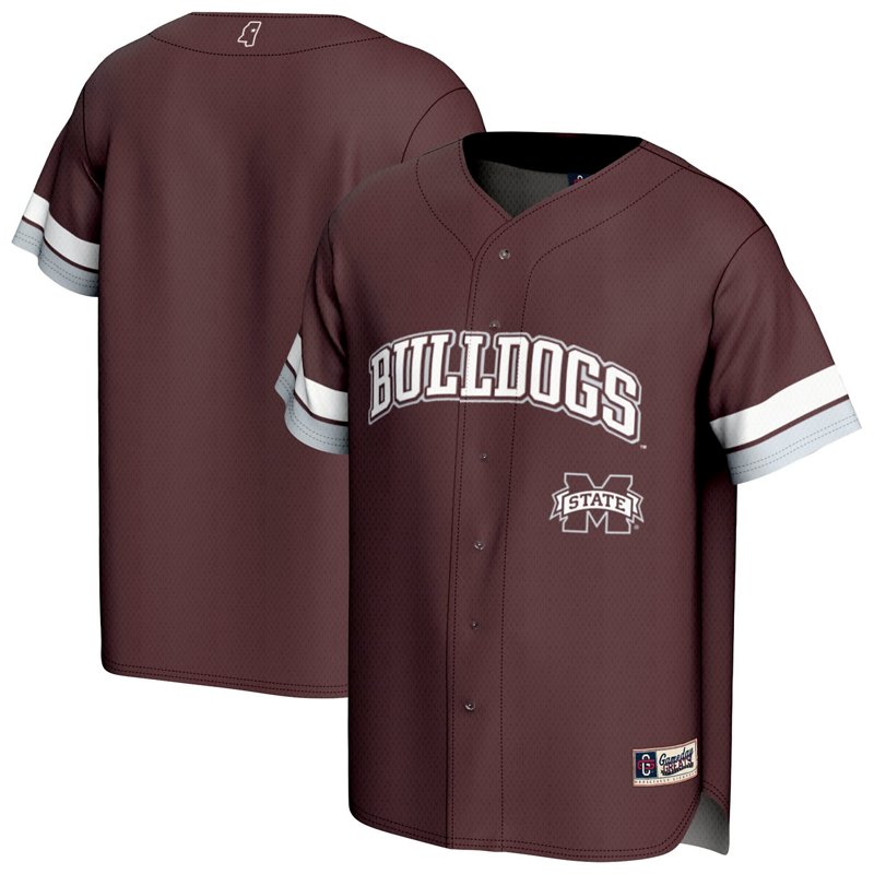 Unisex Gameday Greats Mississippi State Bulldogs Spirit Baseball Jersey-image