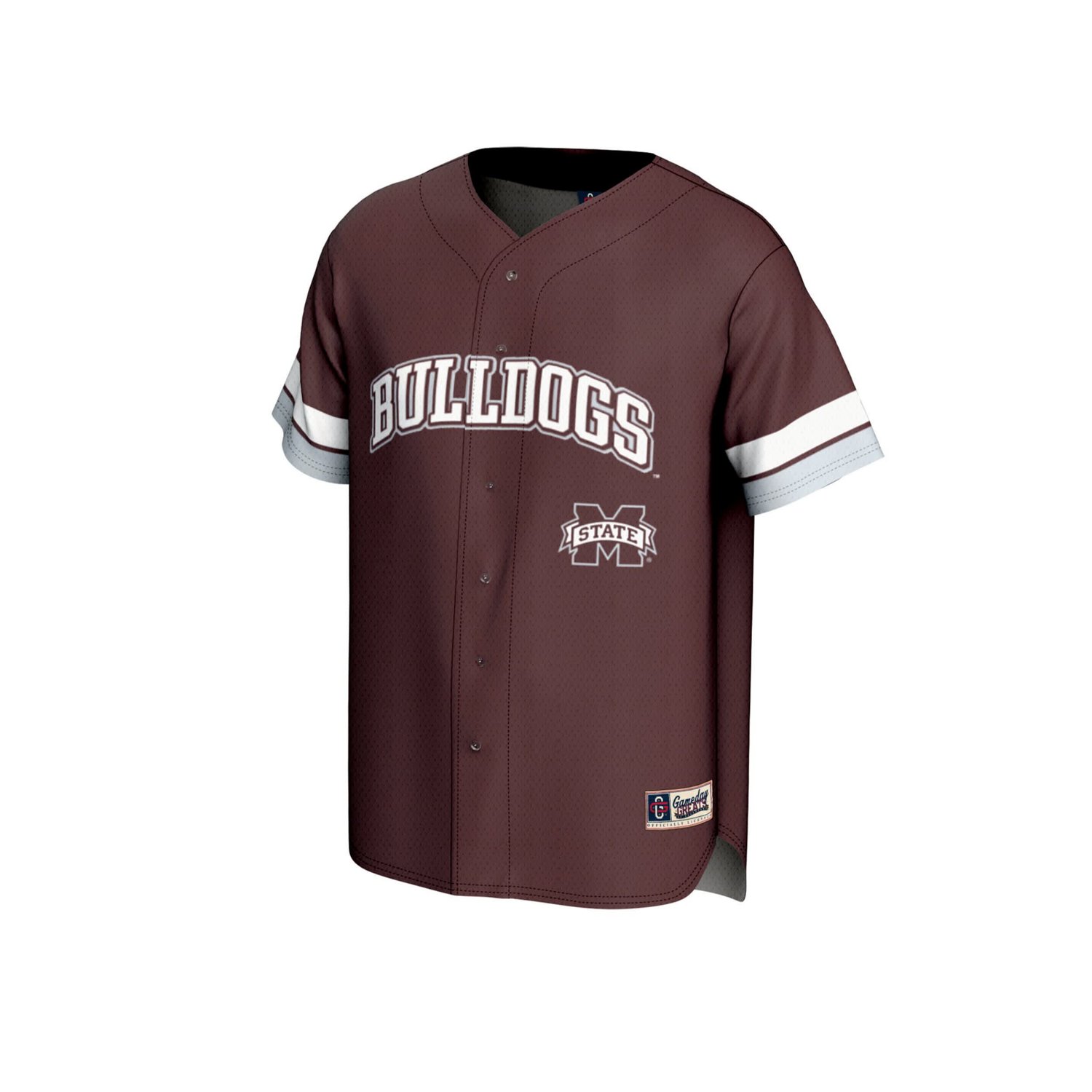 Unisex GameDay Greats Mississippi State Bulldogs Spirit Baseball Jersey - view number 2