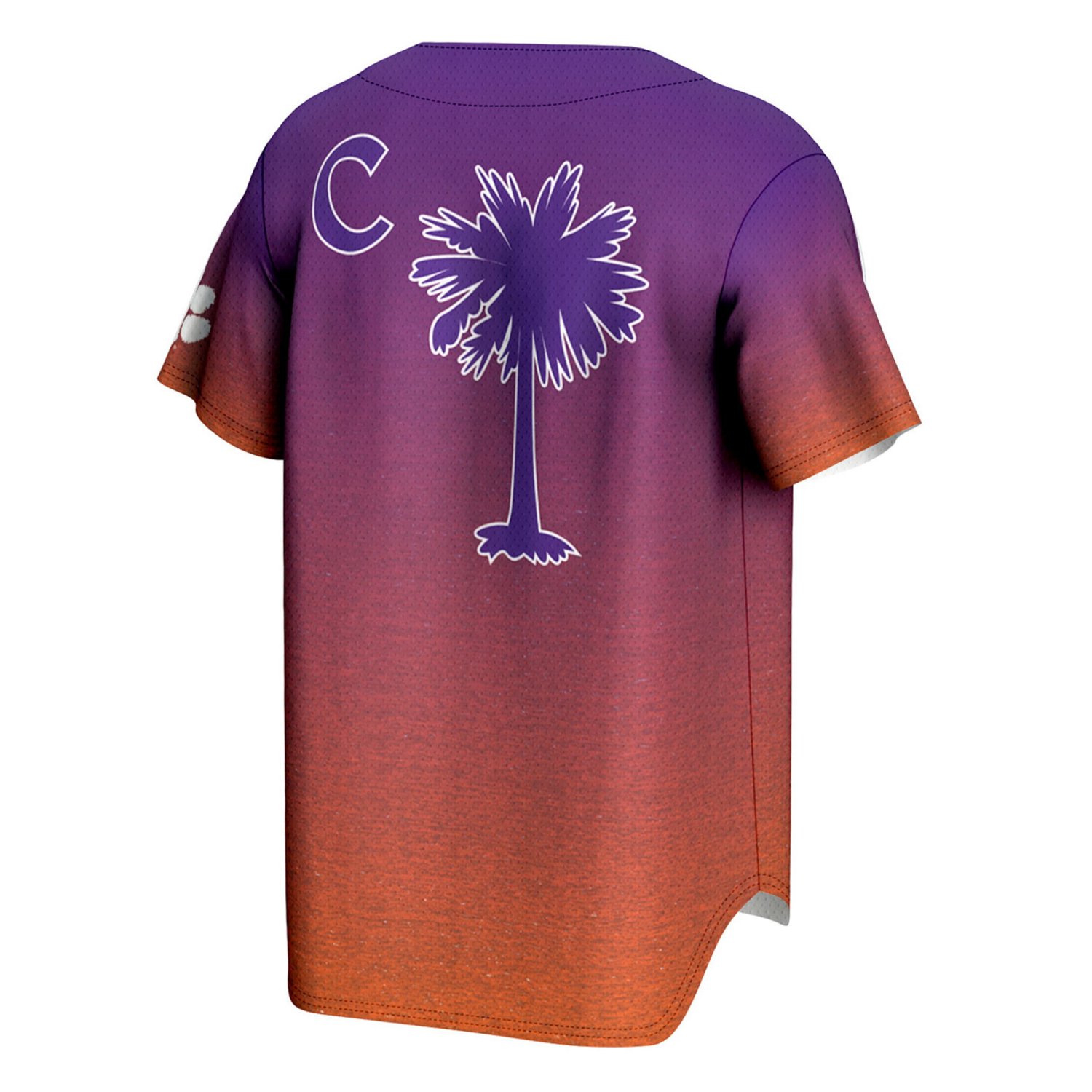 Unisex GameDay Greats Orange Clemson Tigers Lightweight Baseball Jersey - view number 3