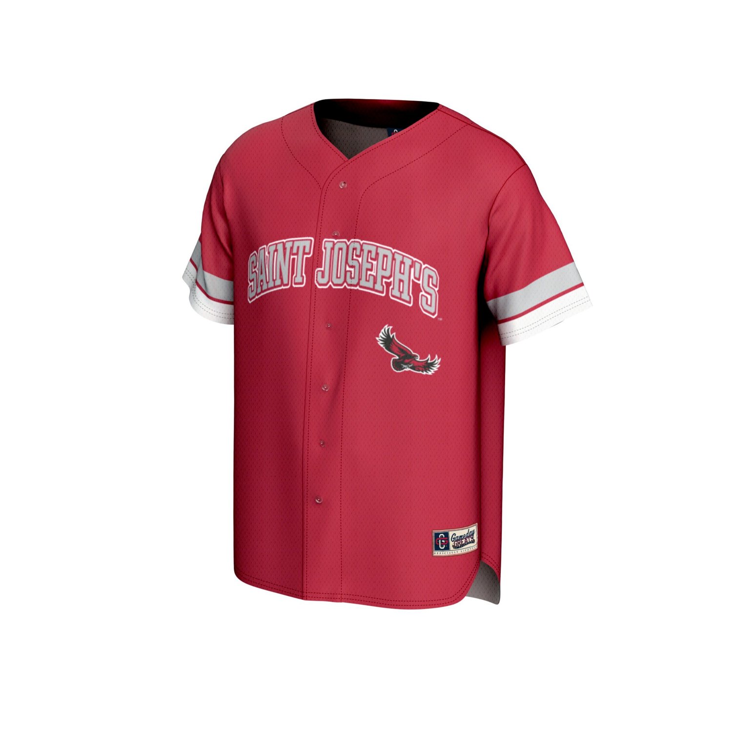 Unisex GameDay Greats Saint Joseph's Hawks Spirit Baseball Jersey - view number 2